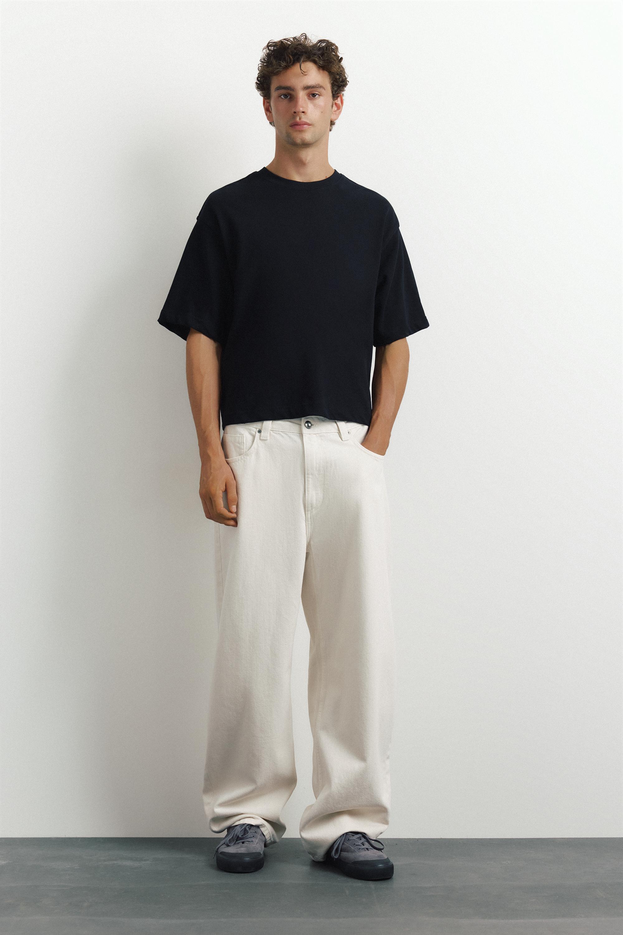 Baggy balloon jeans — White