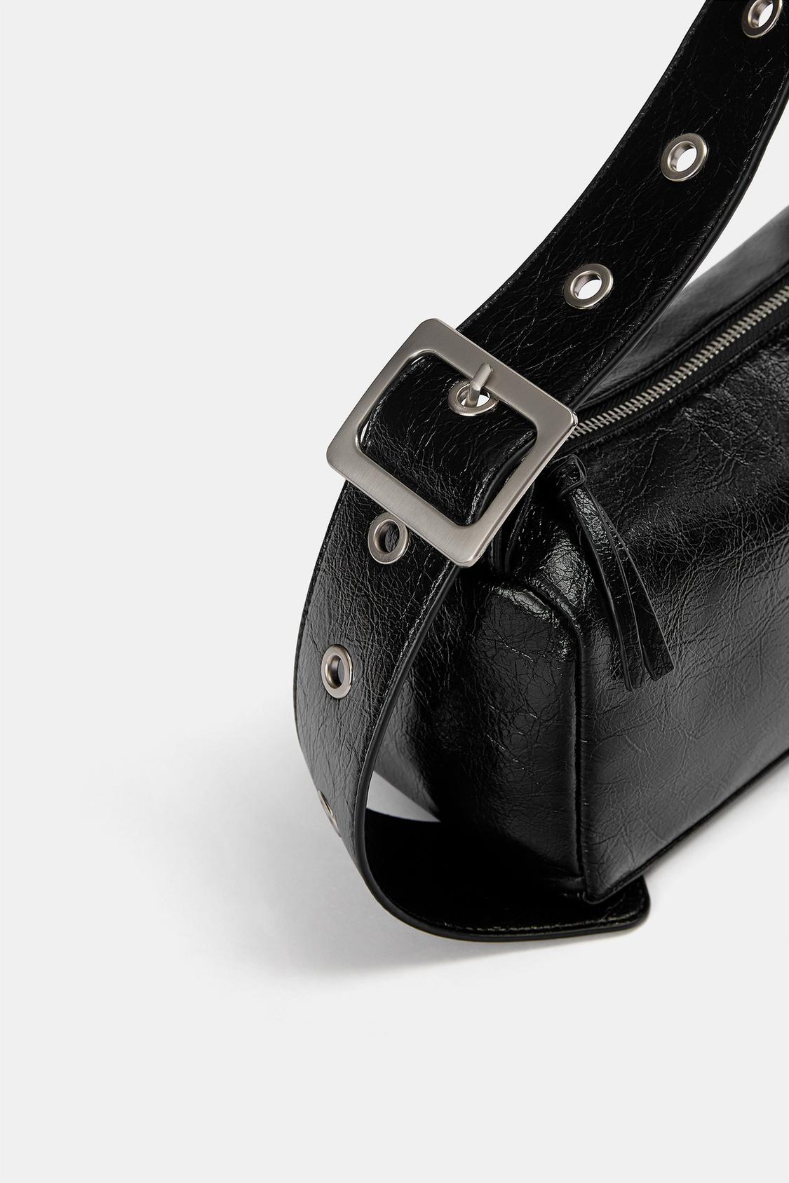Shoulder bag with creased effect - PULL&BEAR