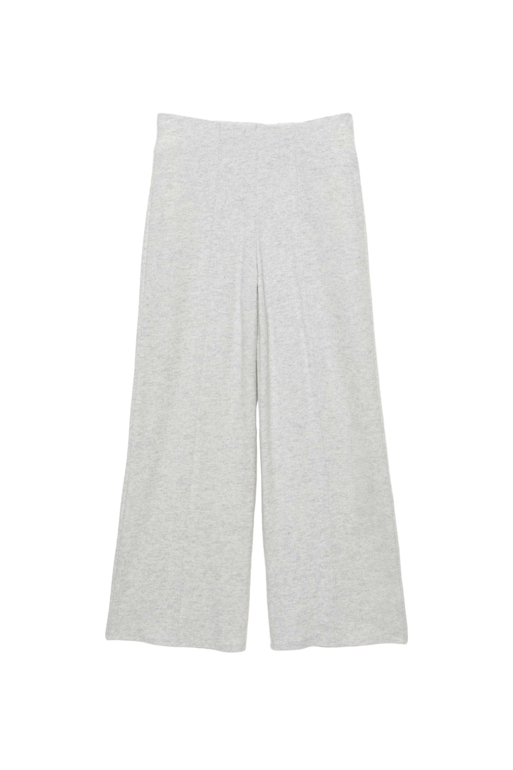 Yumuşak dokunuşlu geniş paça pantolon - Görsel 3