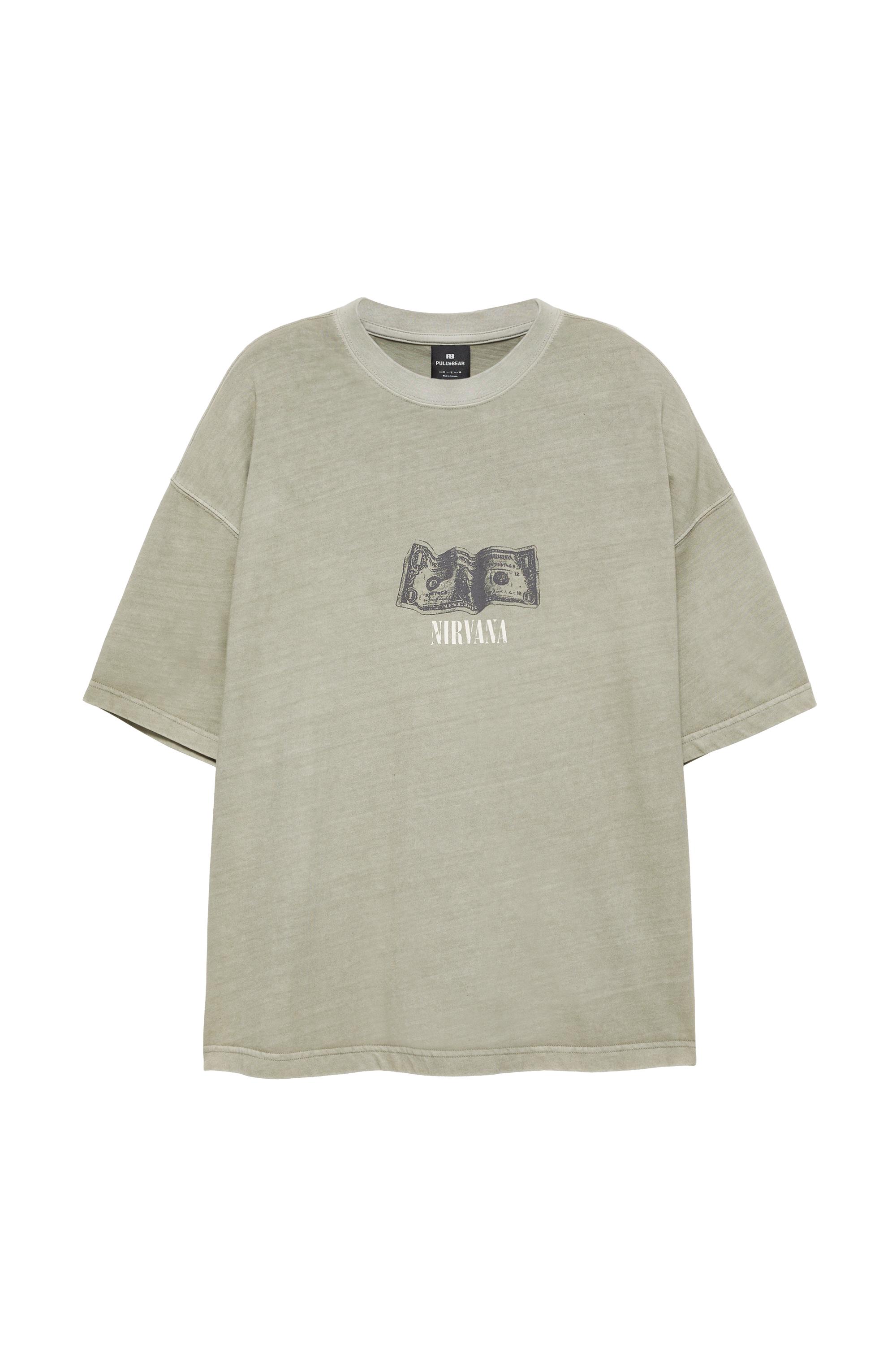 Pull&Bear Nirvana tişört görsel 5