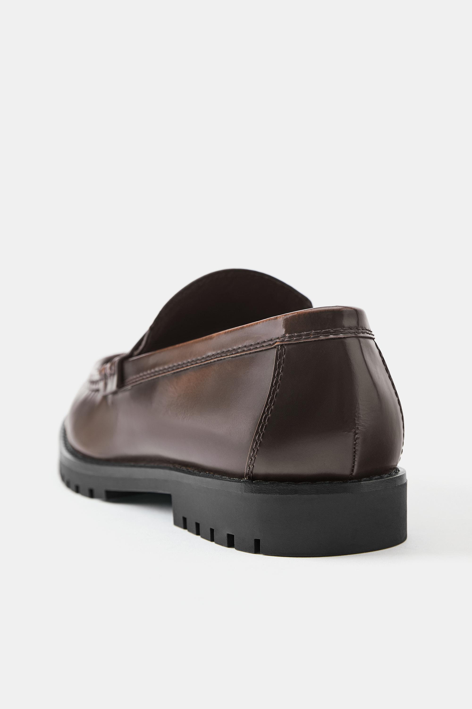 Studded loafers — Brown