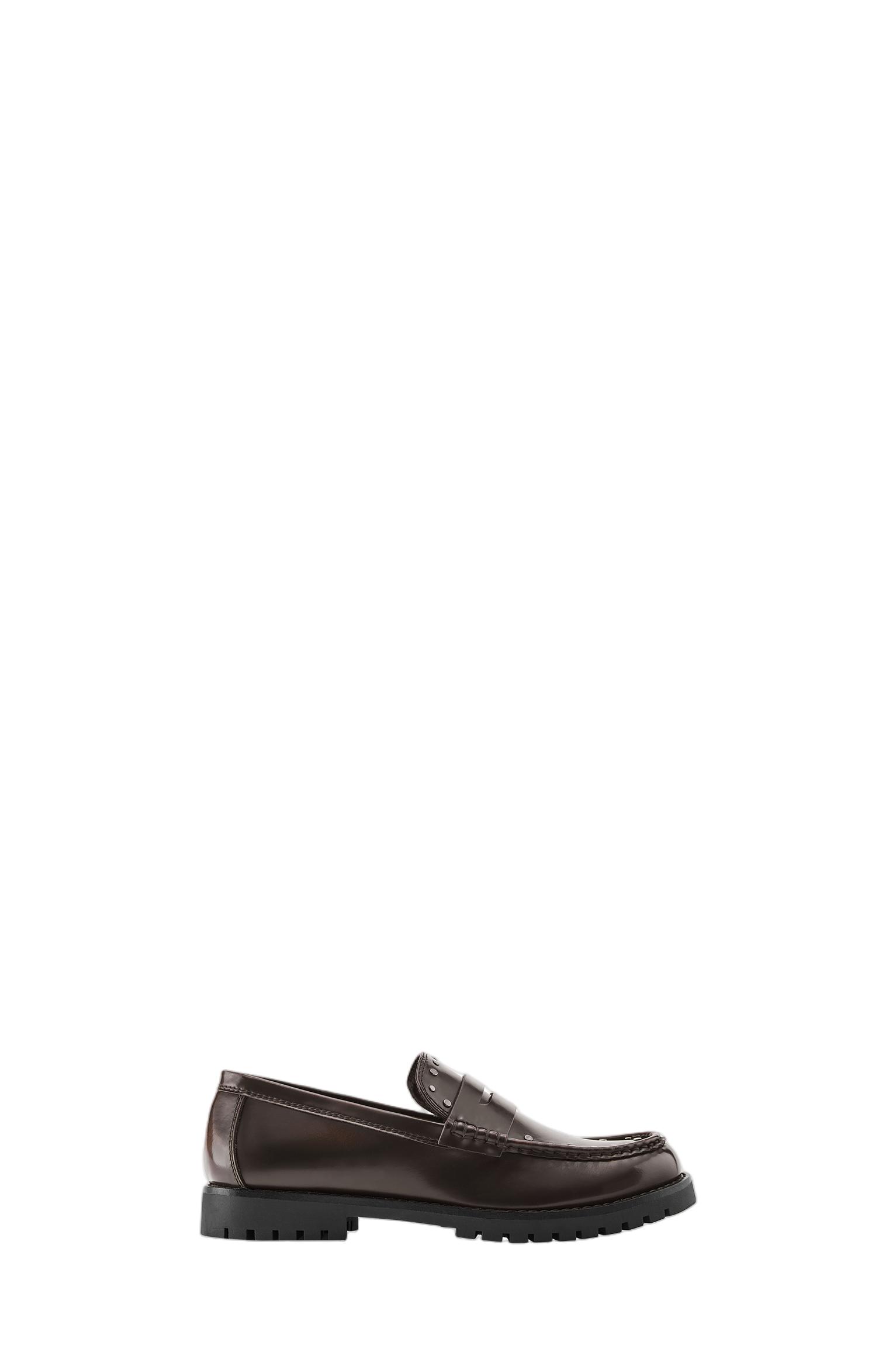 Studded loafers — Brown