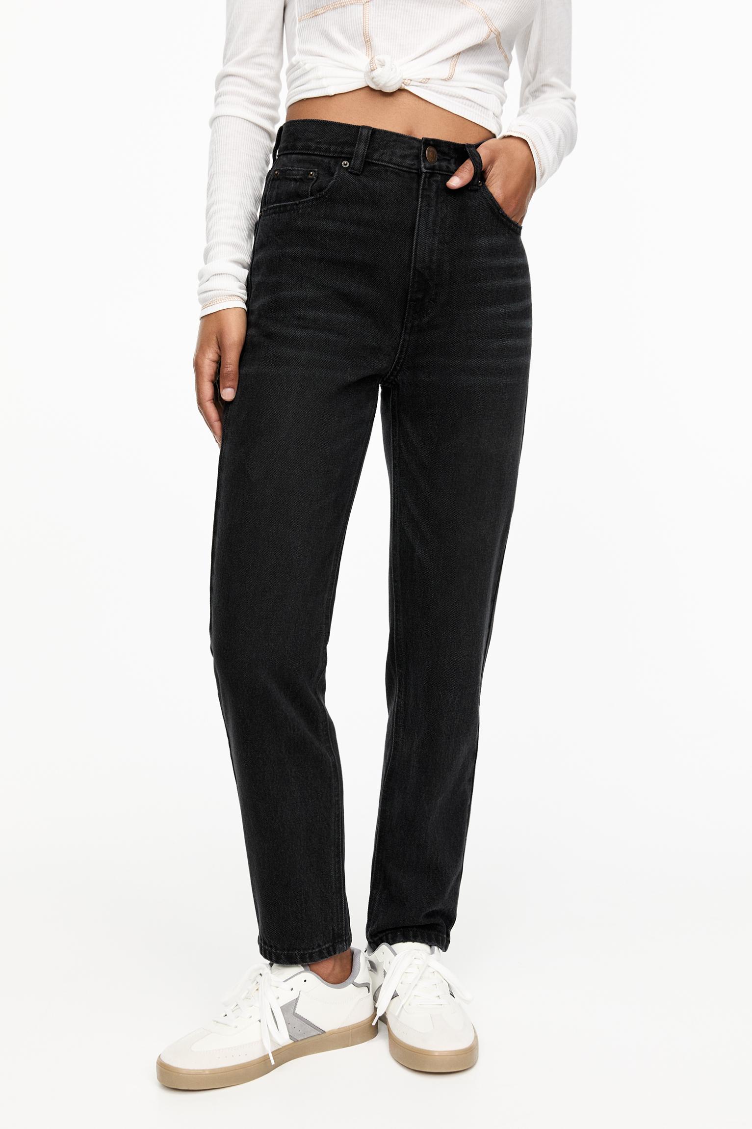 Fashion mom jeans rotos pull and bear