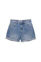 Mom Fit Pantalon Verde Mujer Pull And Bear Jean Shorts Pull And