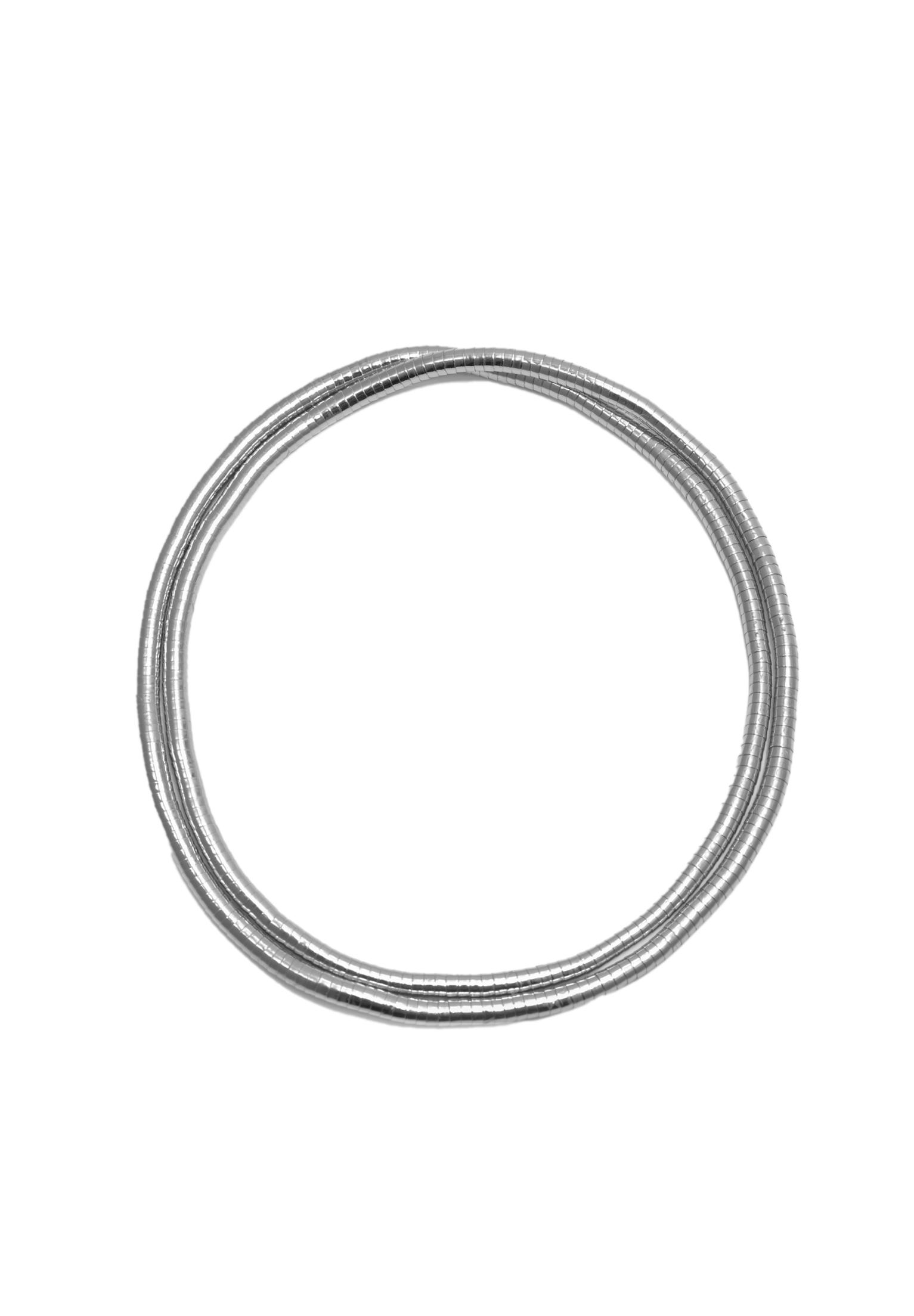 Metallic necklace — Silver