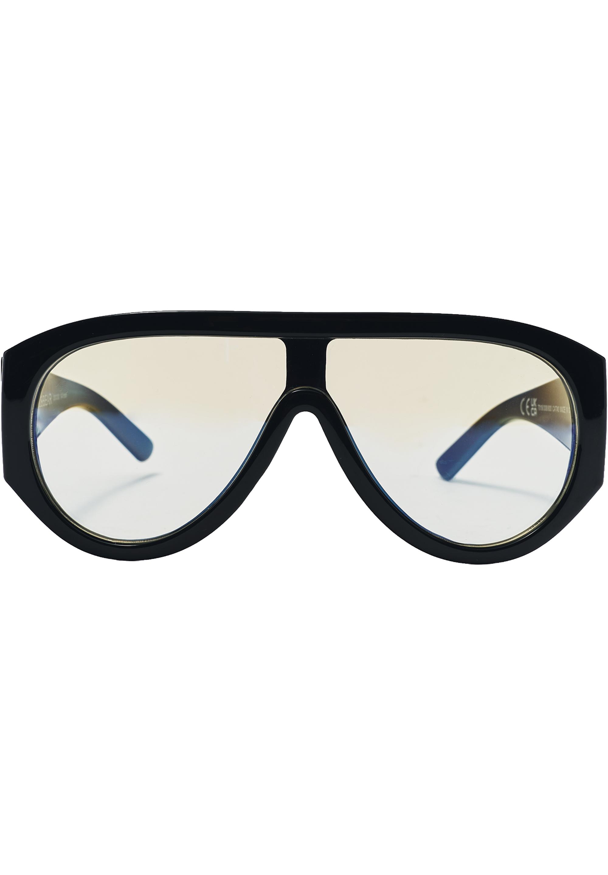 Resin aviator sunglasses — Black