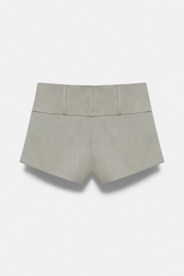 Tailored fit mini shorts — Grey marl 5