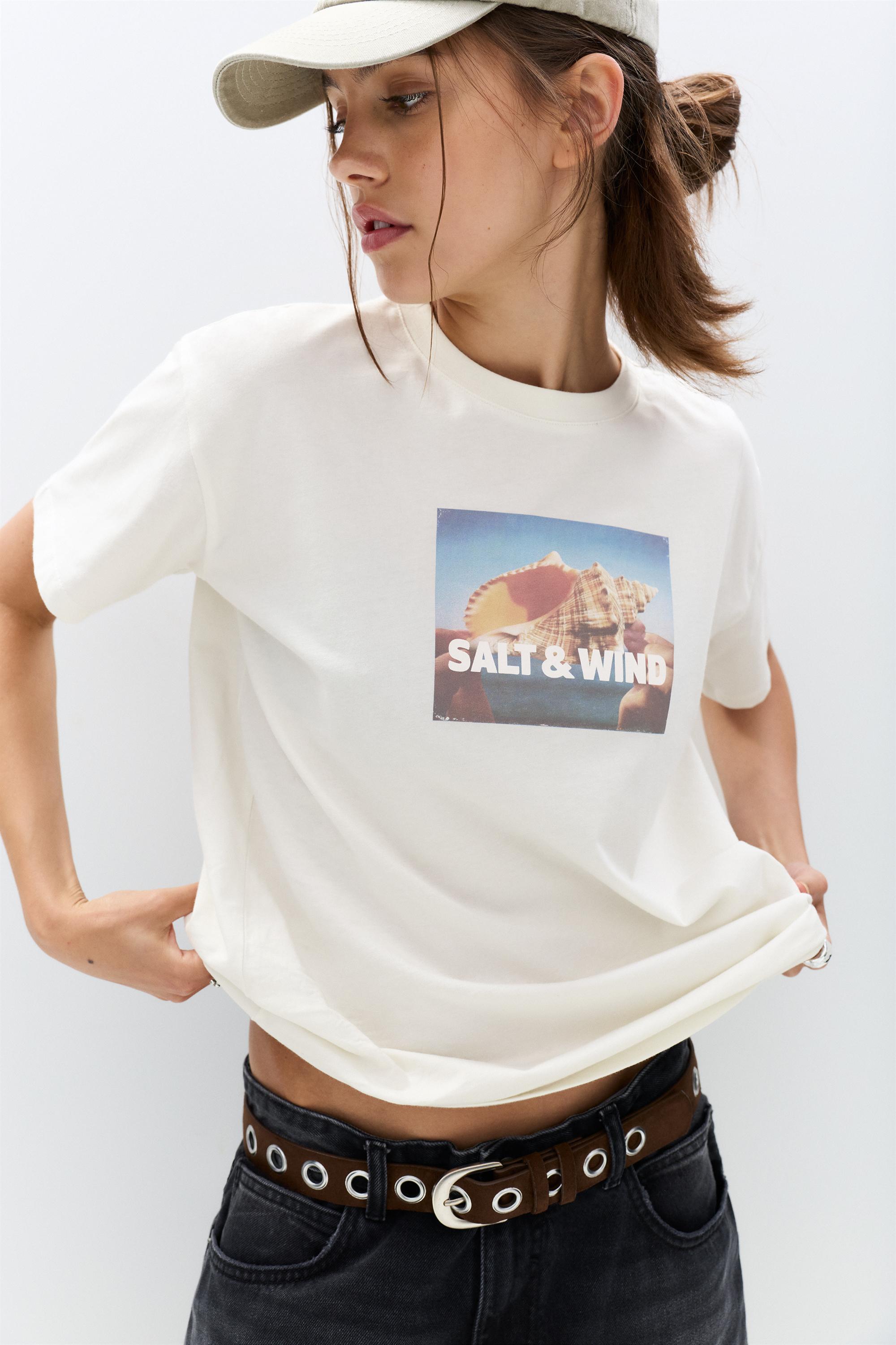 Shirt Mit Muschelprint