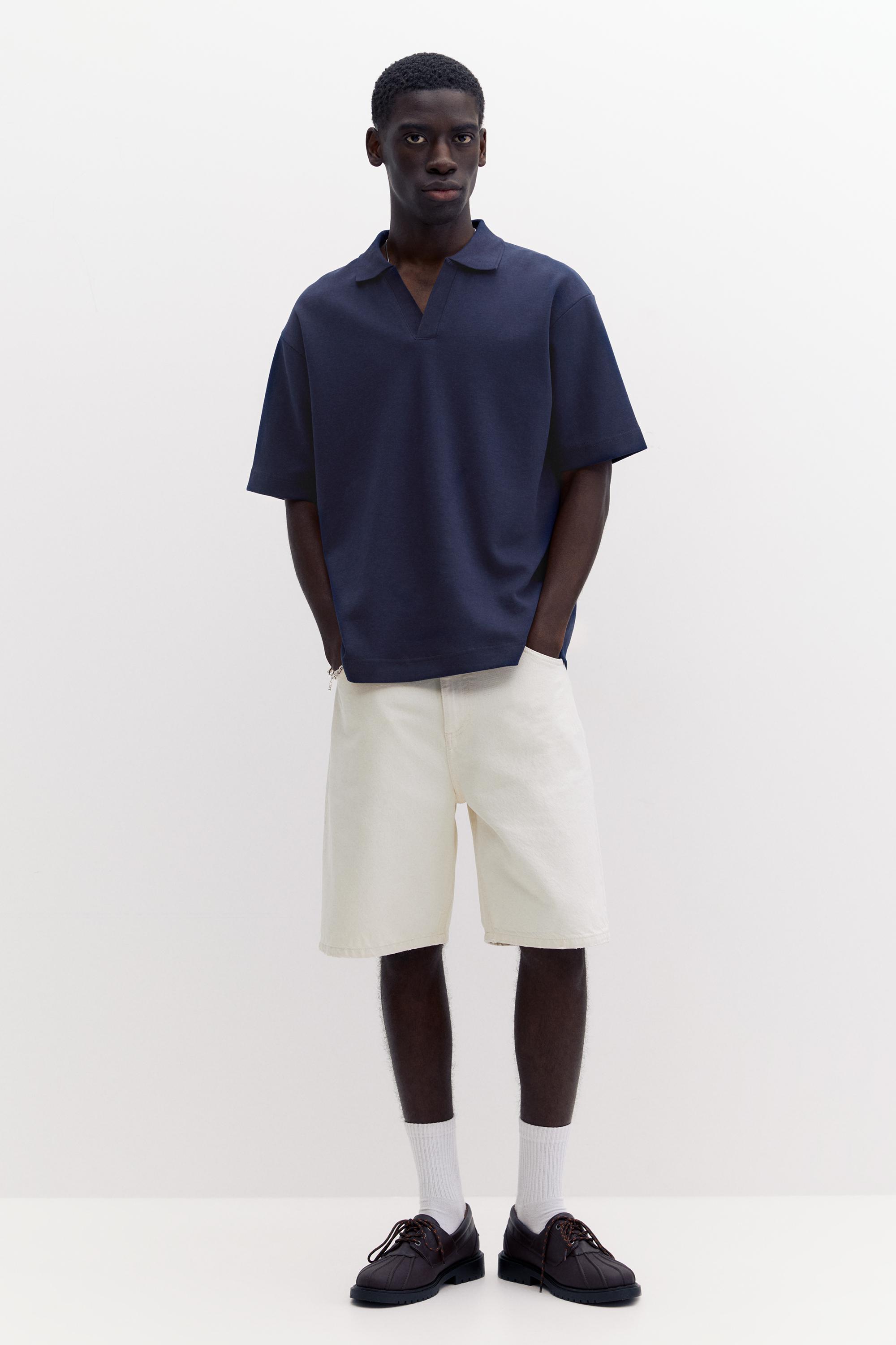 Kısa kollu interlok polo - Görsel 111