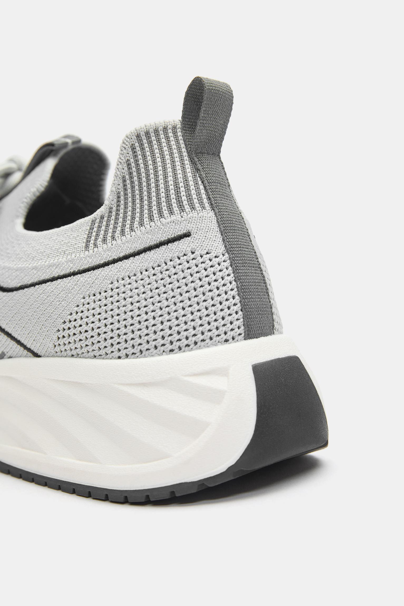 Fabric trainers — Grey