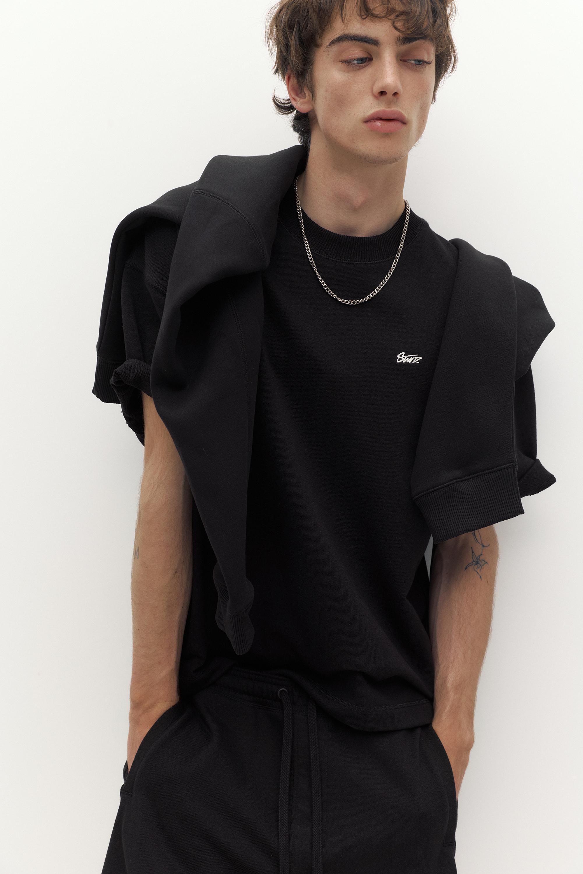 Kurzarm-Sweatshirt Mit Logo