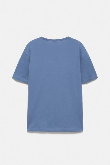 Slim fit basic T-shirt — Blue 6