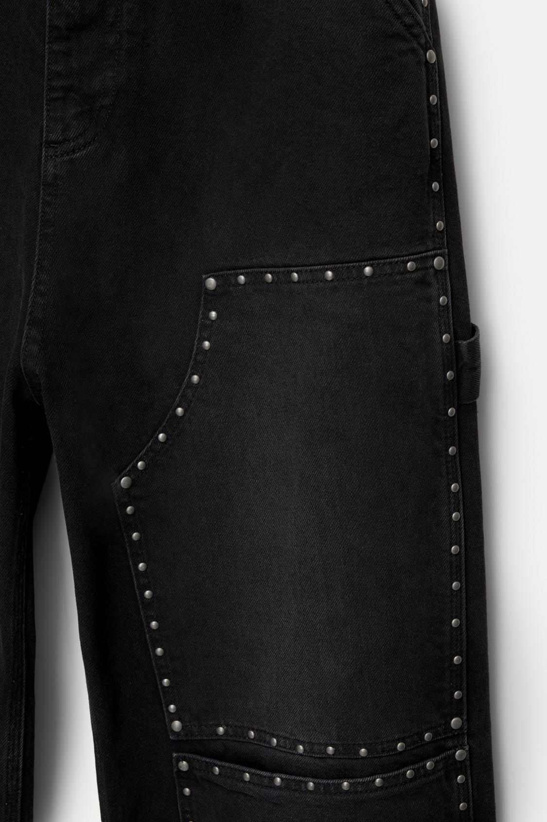 Studded carpenter jeans - pull&bear