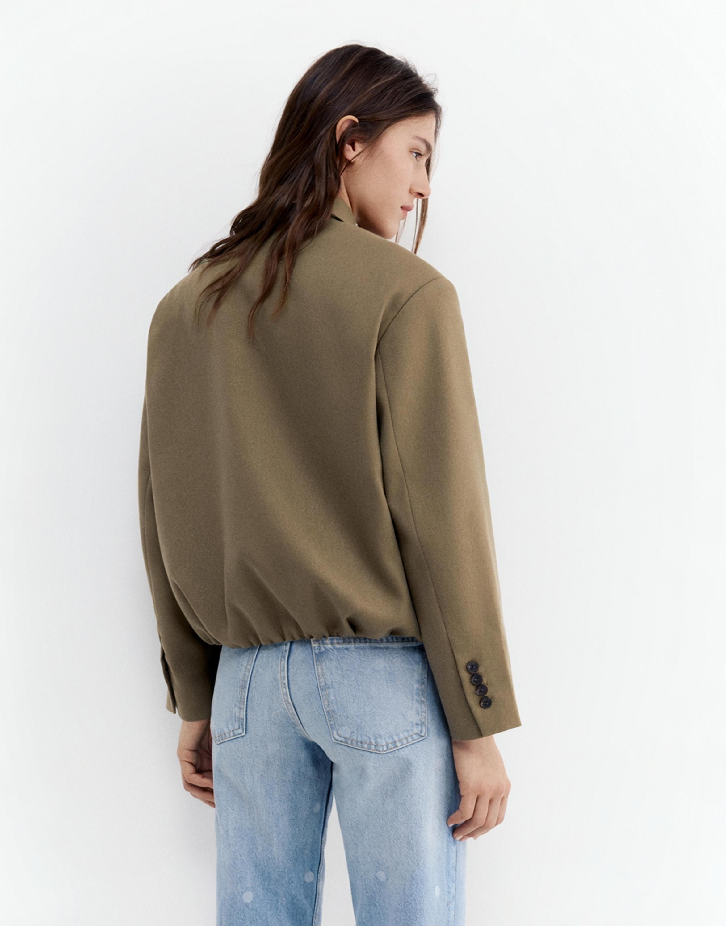 Balon kesim tailored fit ceket - Görsel 2