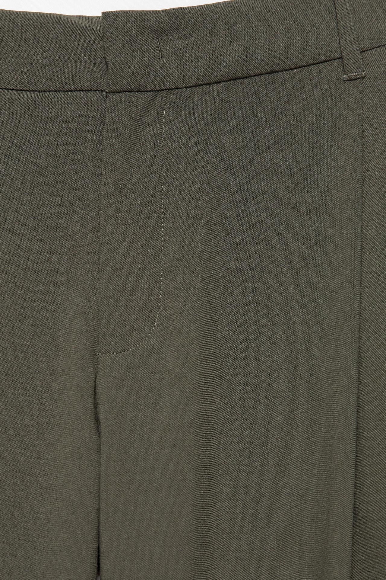 Darted smart trousers — Dark khaki
