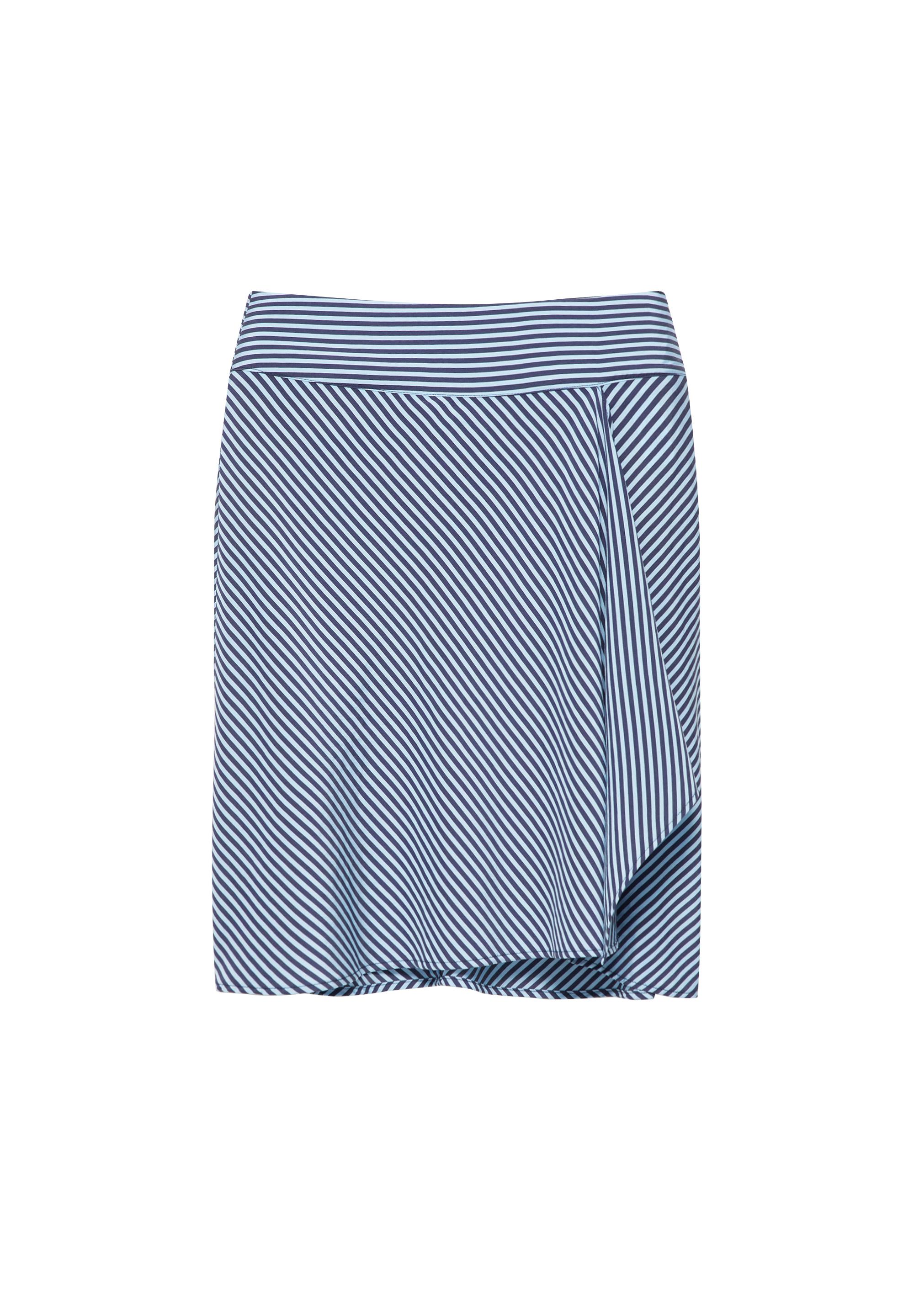 Striped skirt — Bluish navy