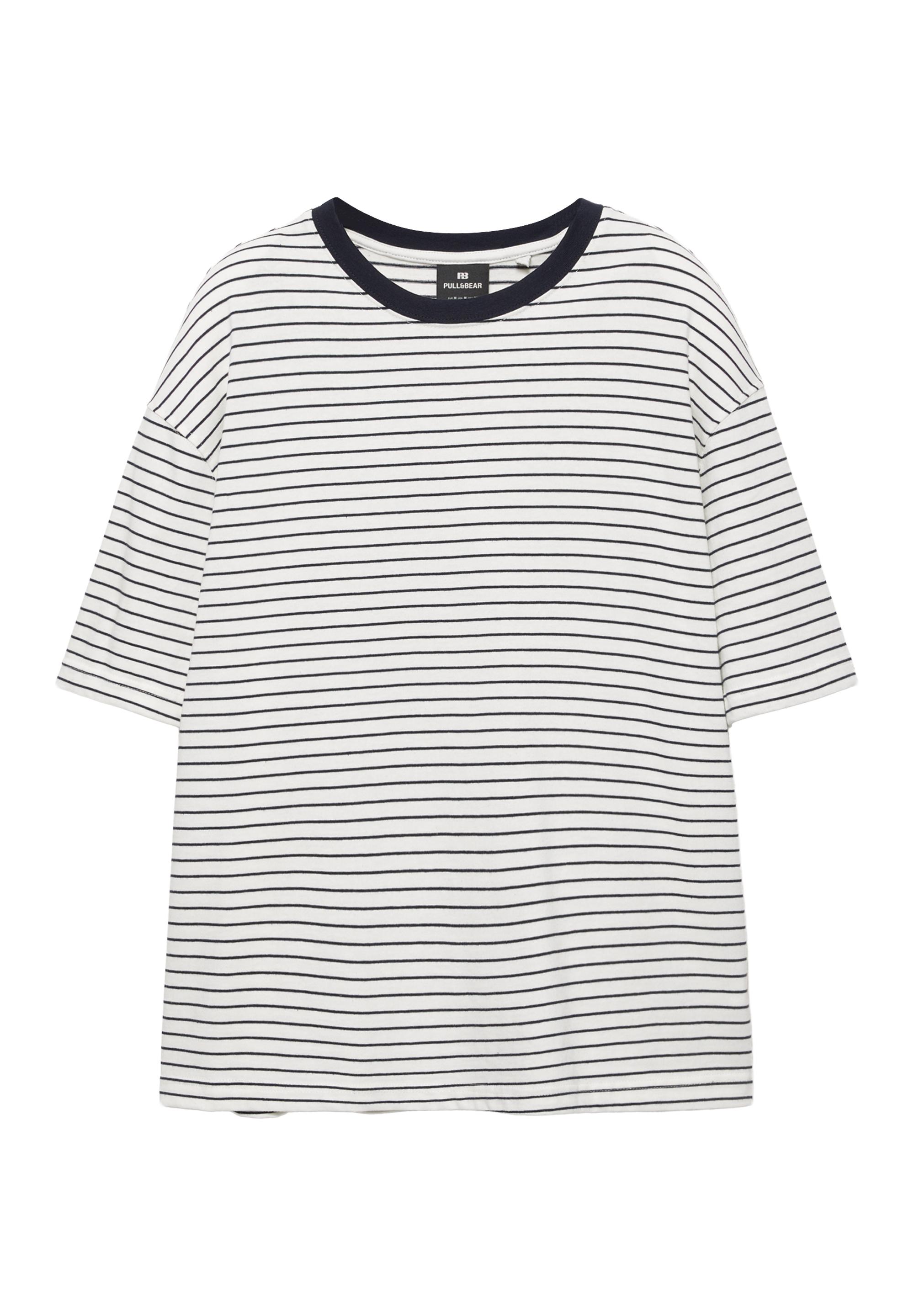 Premium short sleeve T-shirt — Blue/White
