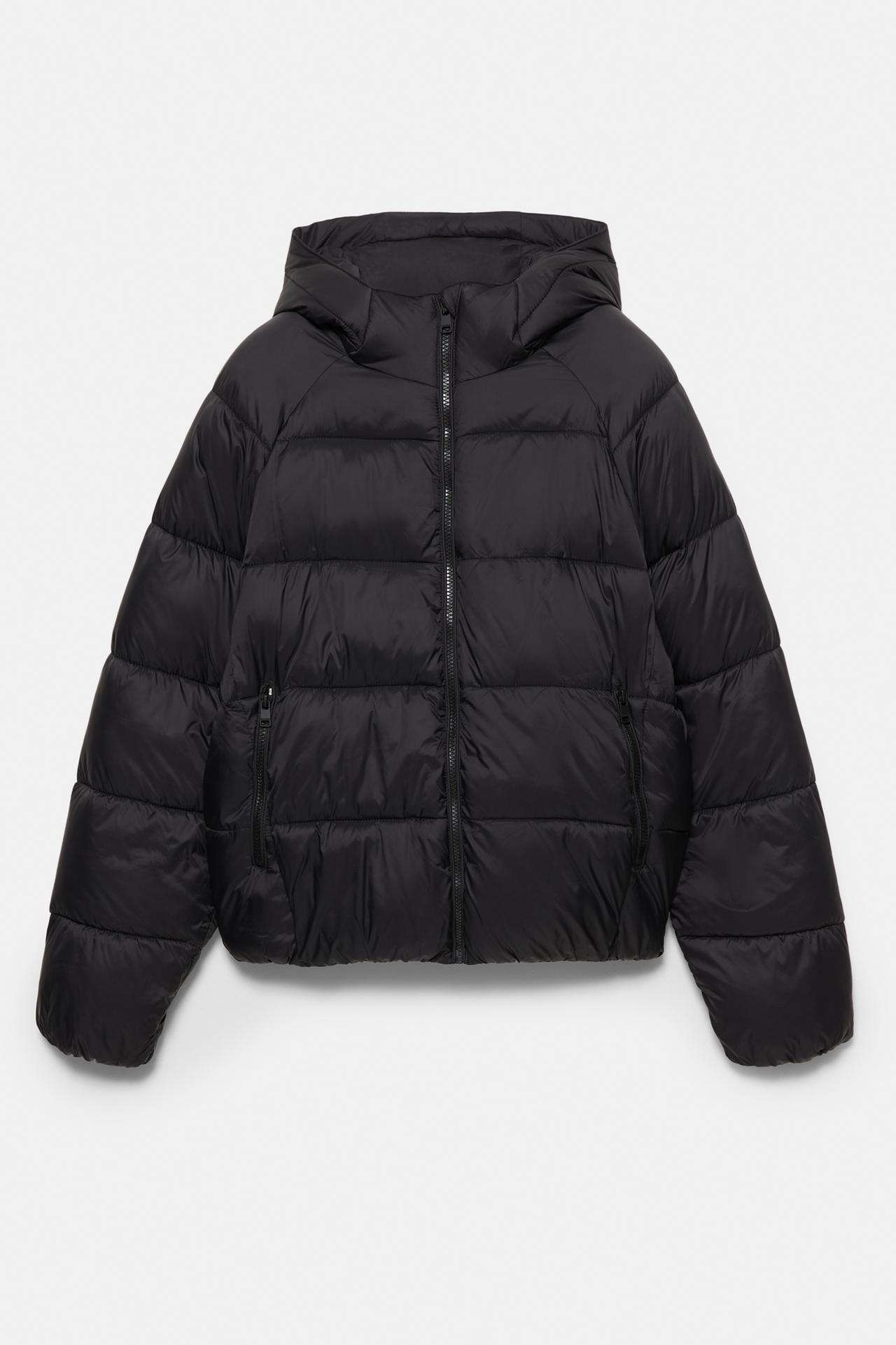 Puffer jacket — Black