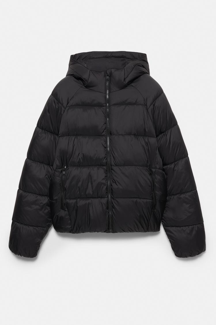 Puffer jacket — Black