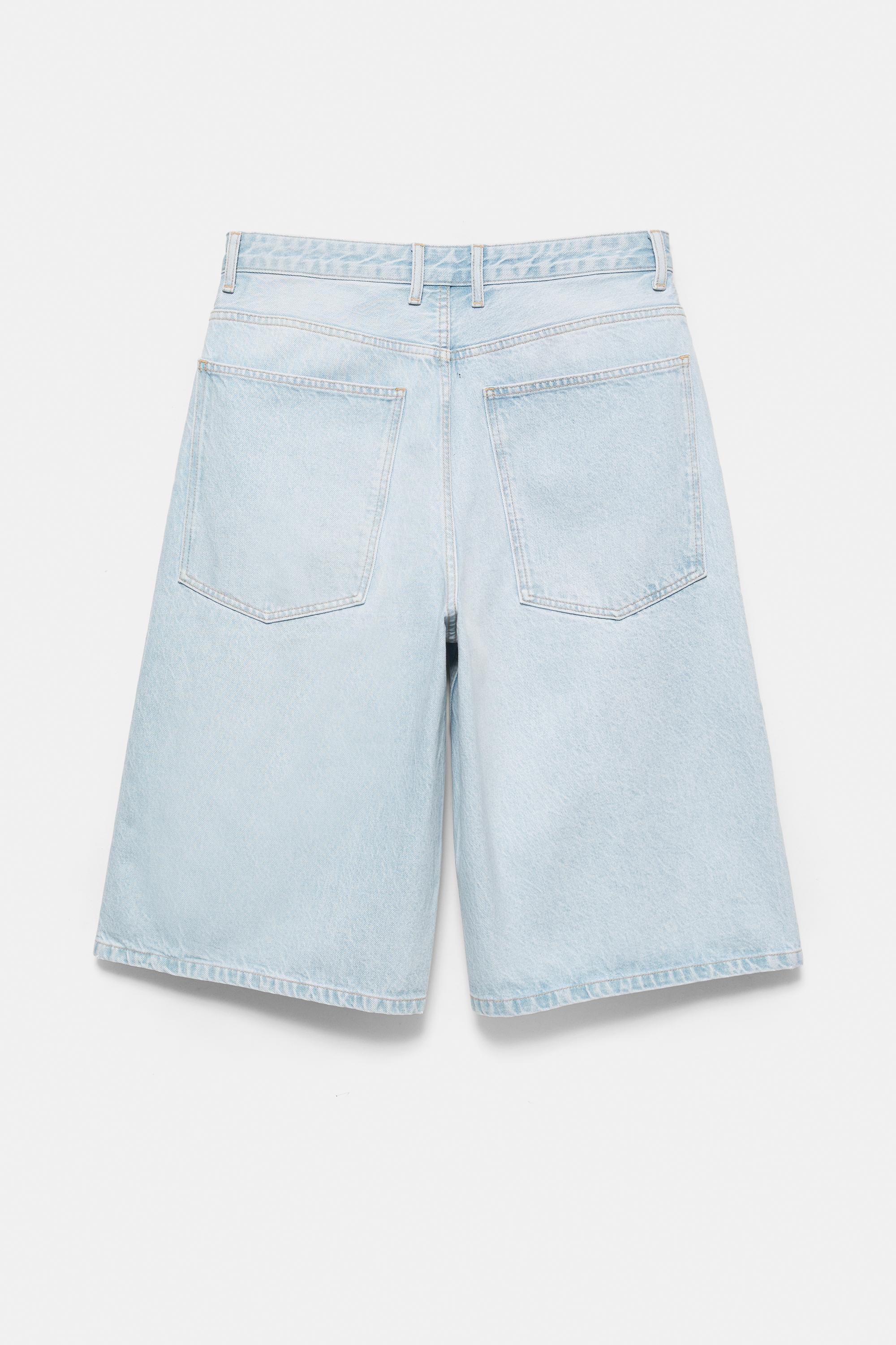 STWD Corporation graphic jorts — Pale blue