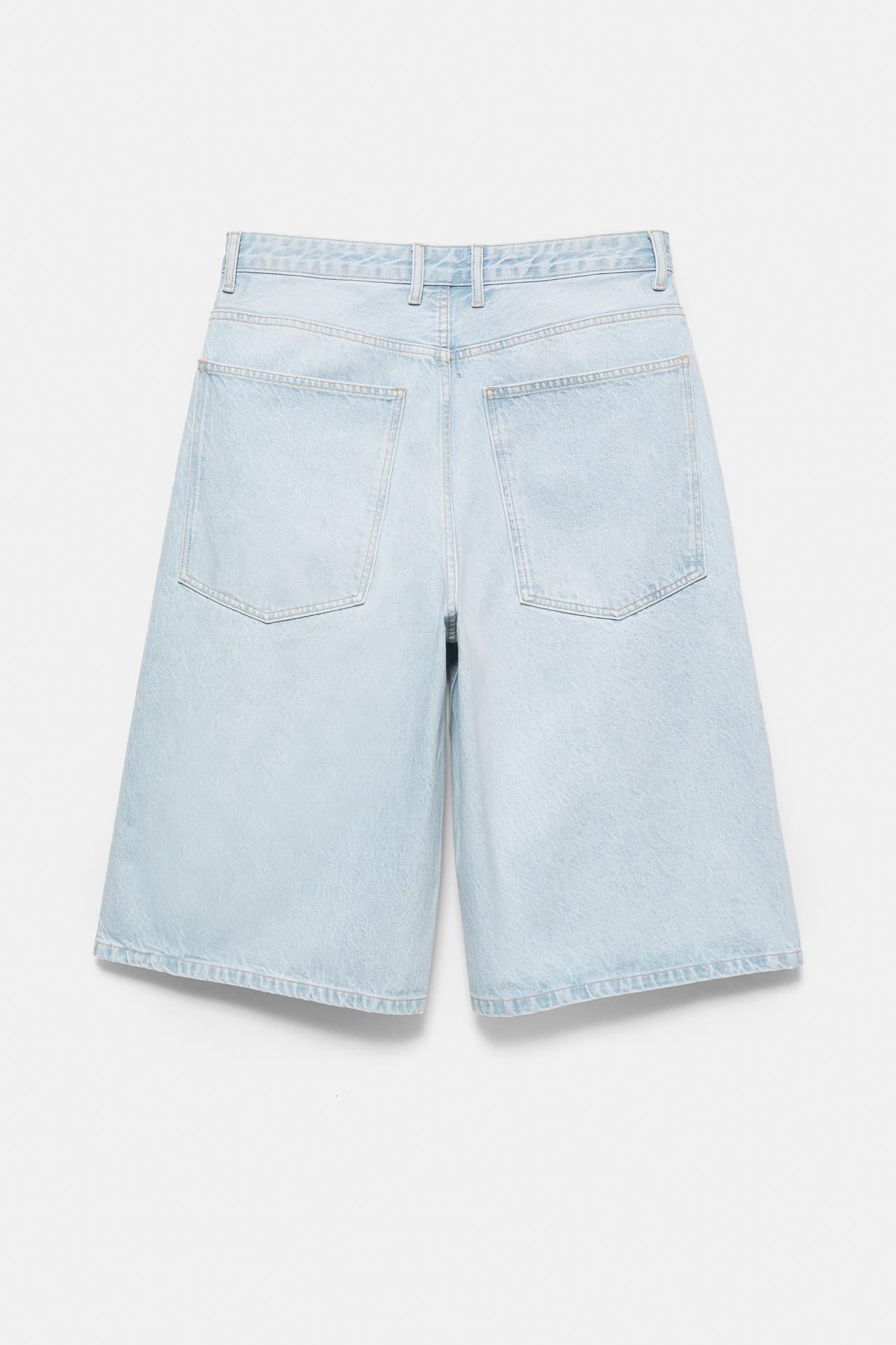 STWD Corporation graphic jorts — Pale blue