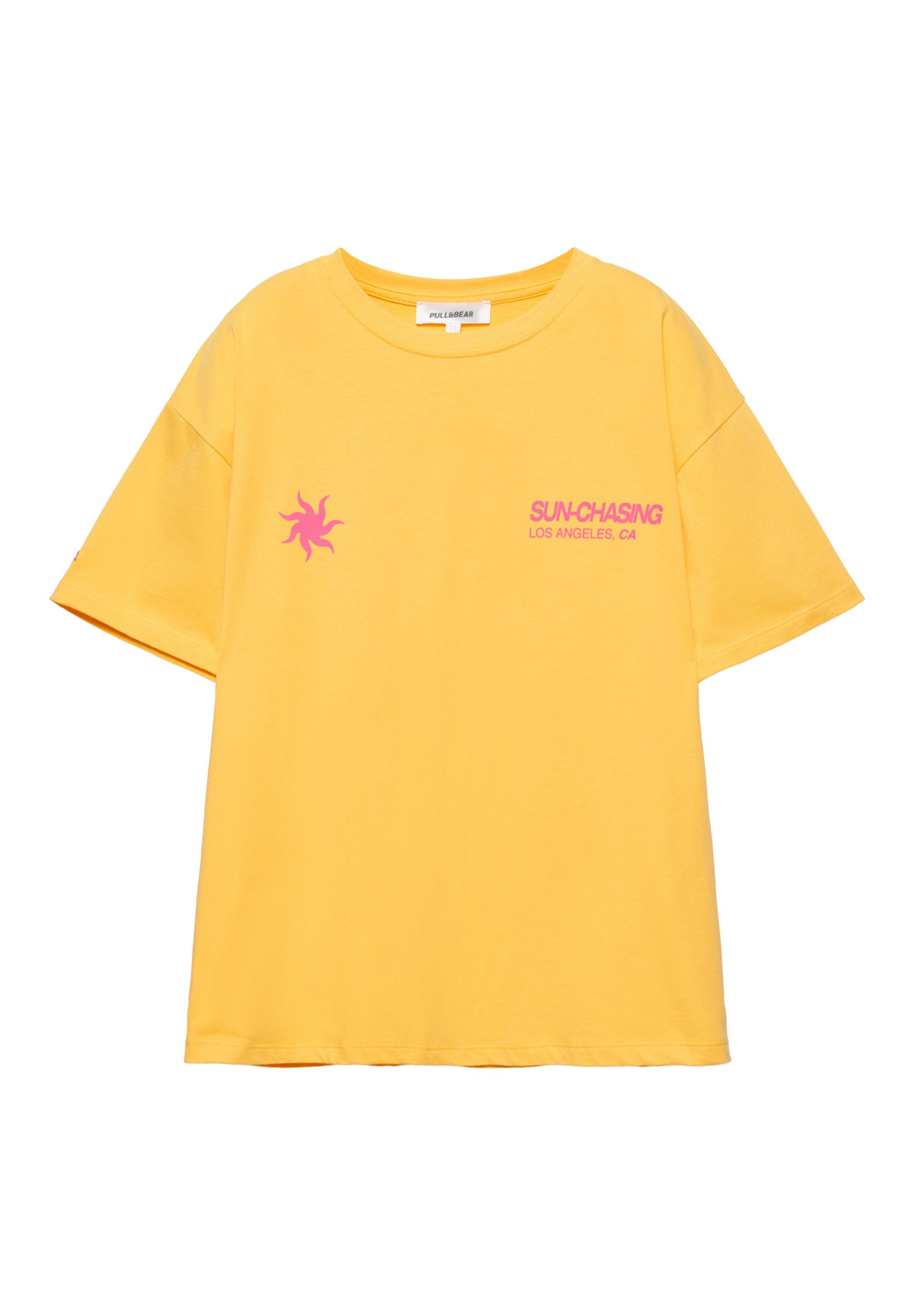 Güneş grafik baskılı t-shirt - Görsel 4