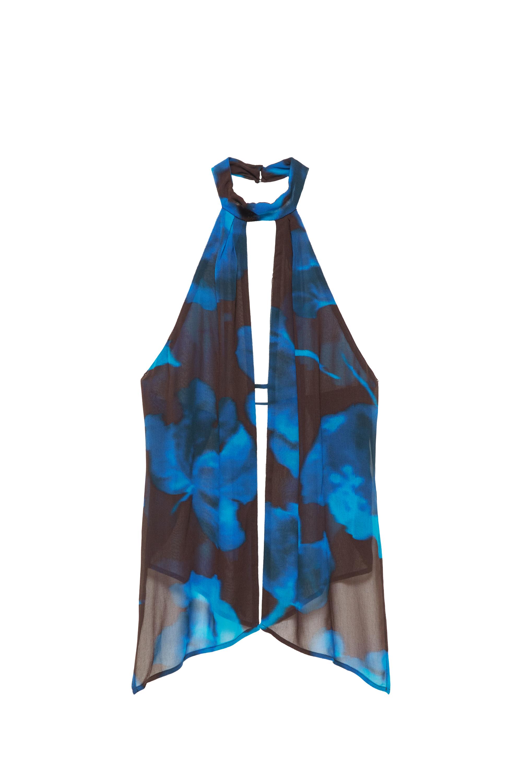 Pull&Bear Çiçekli halter top görsel 2