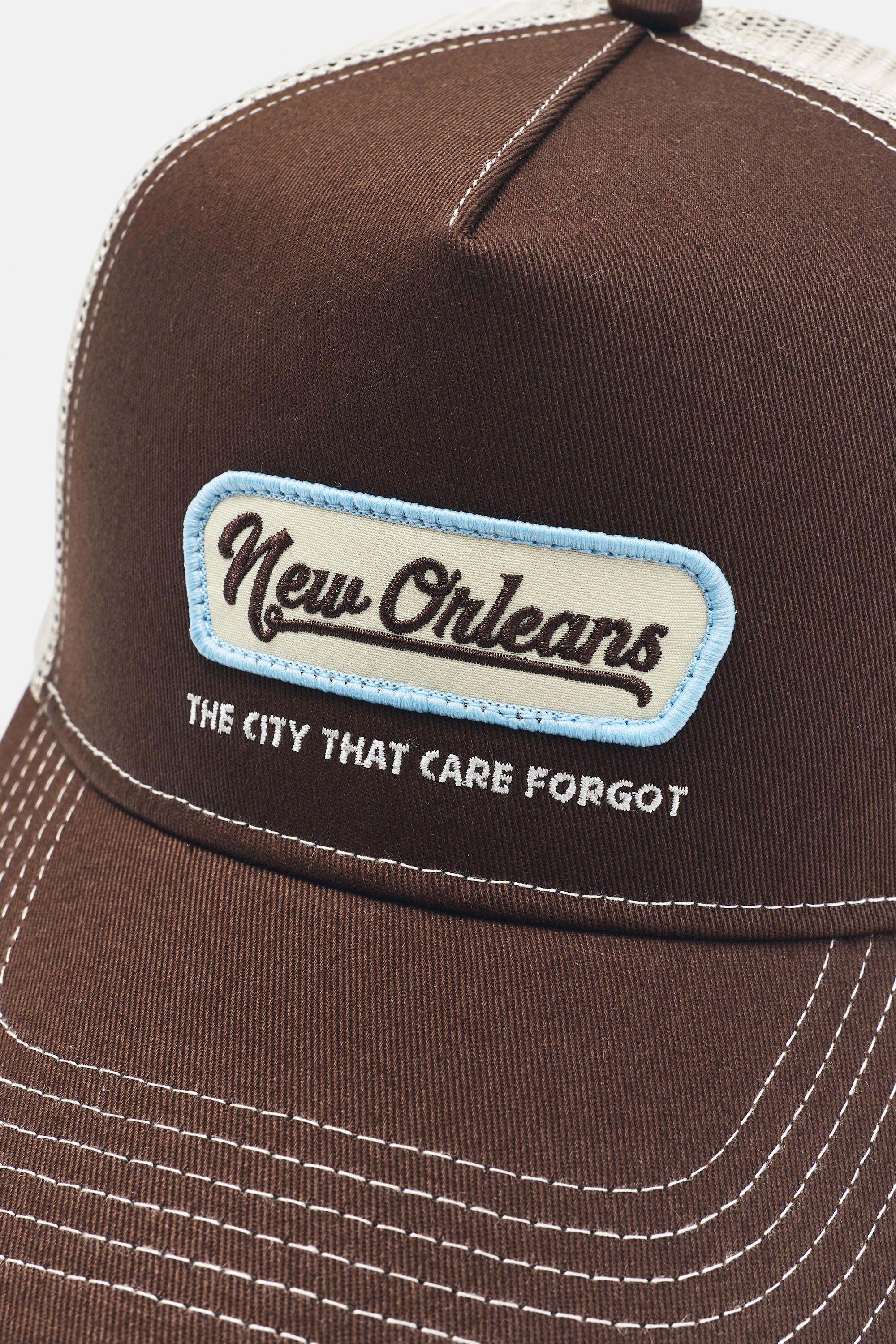 New Orleans trucker cap — Brown