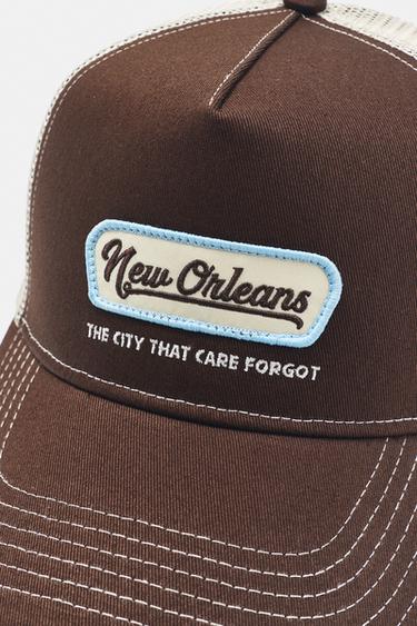 New Orleans trucker cap — Brown 3