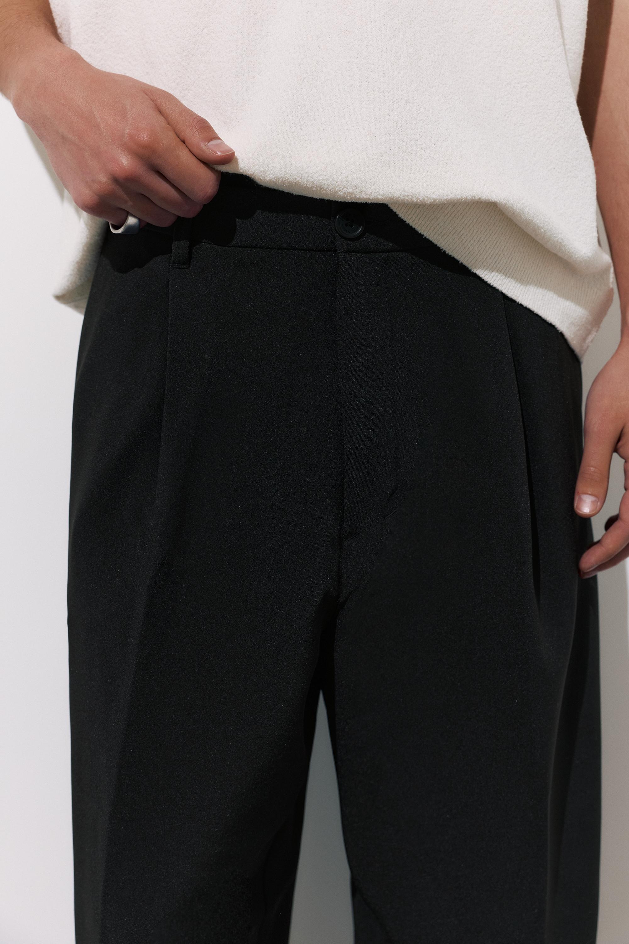 Tailored fit pilili pantolon - Görsel 11