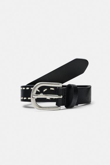 Stitched belt — Black 1