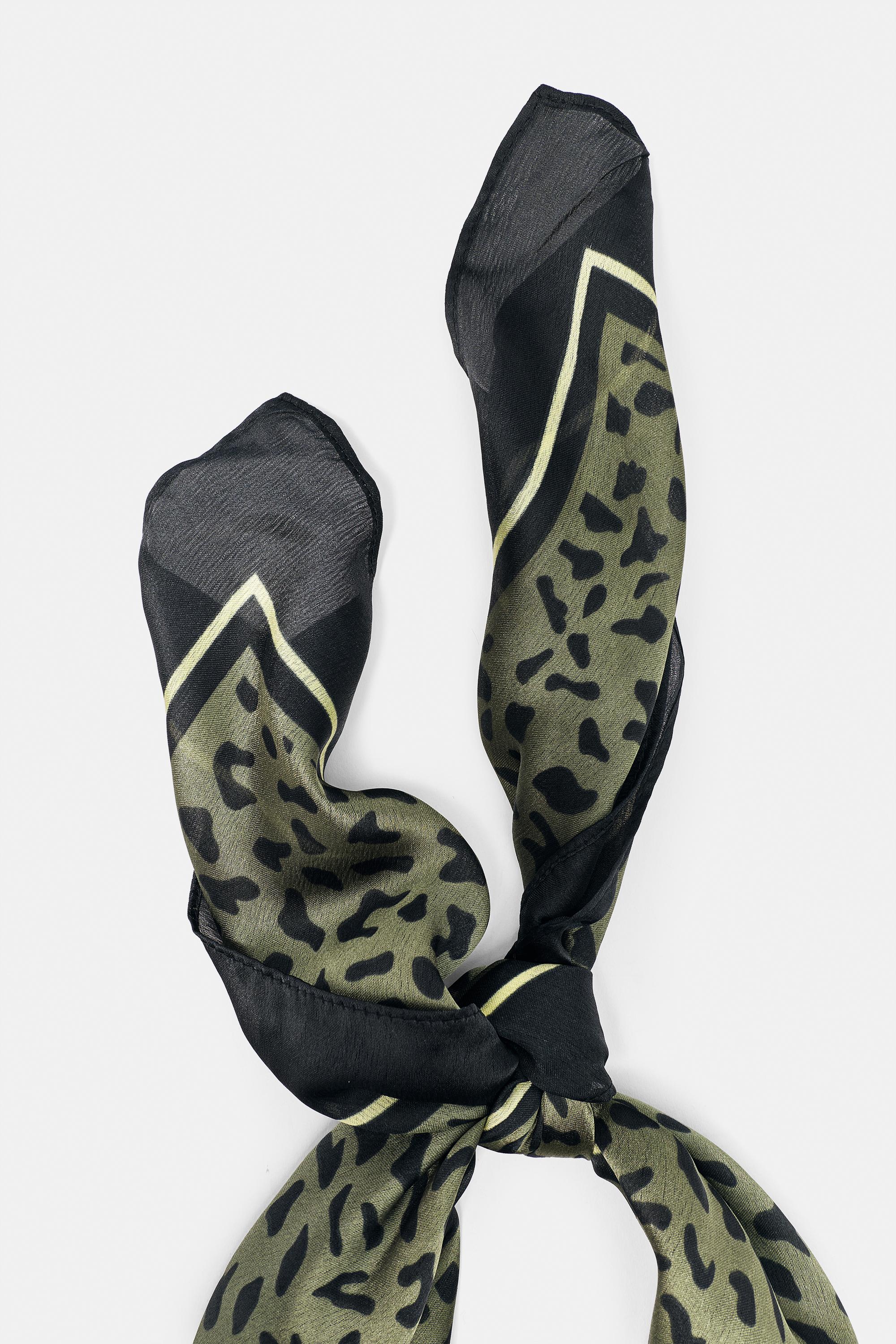 Pull&Bear Leopar desenli bandana görsel 2