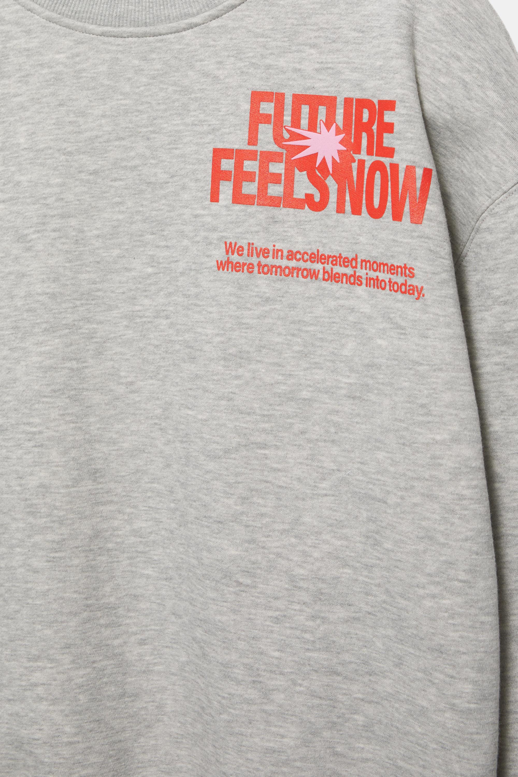 Gri Future sweatshirt - Görsel 2