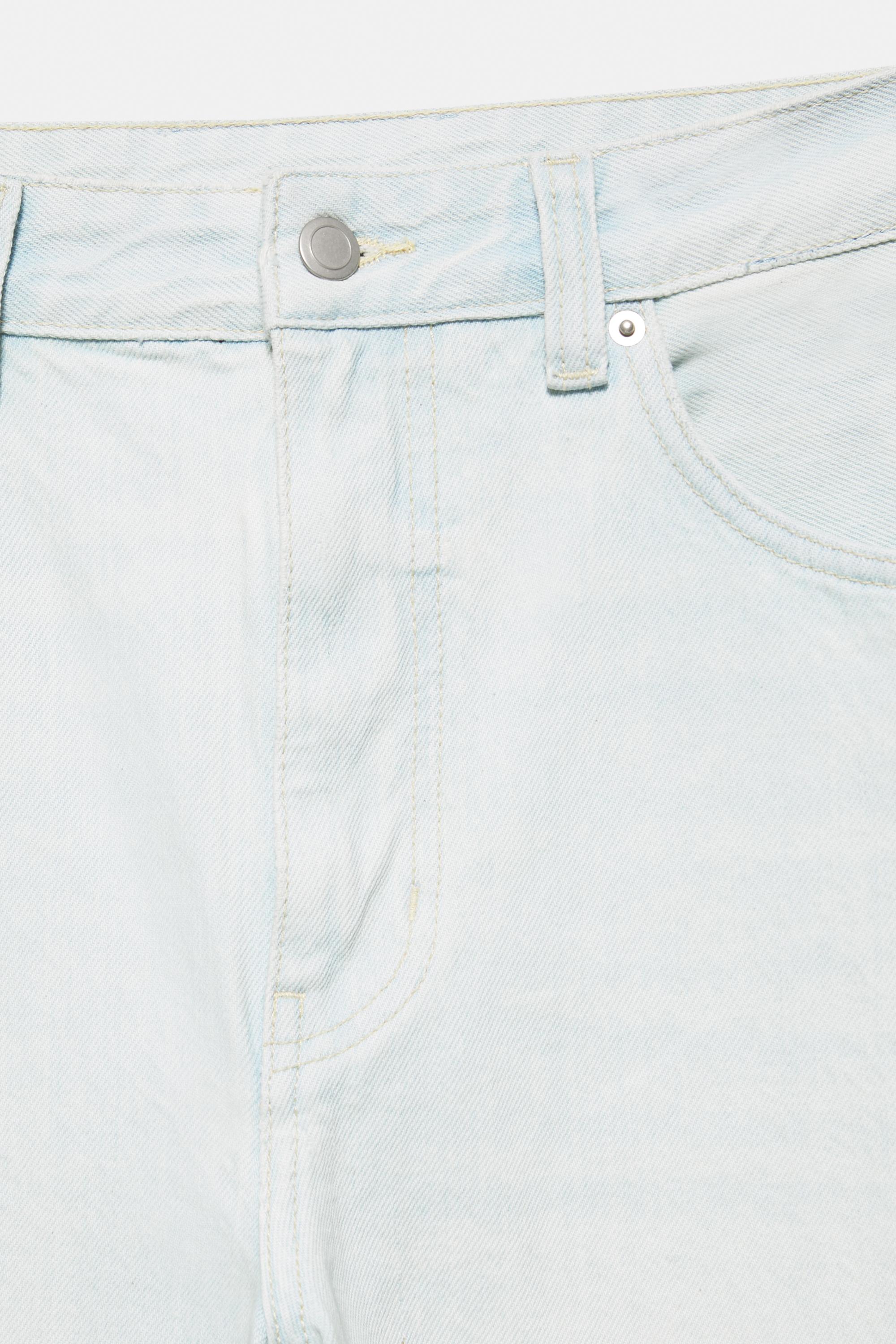 Wide-leg jeans — Pale indigo
