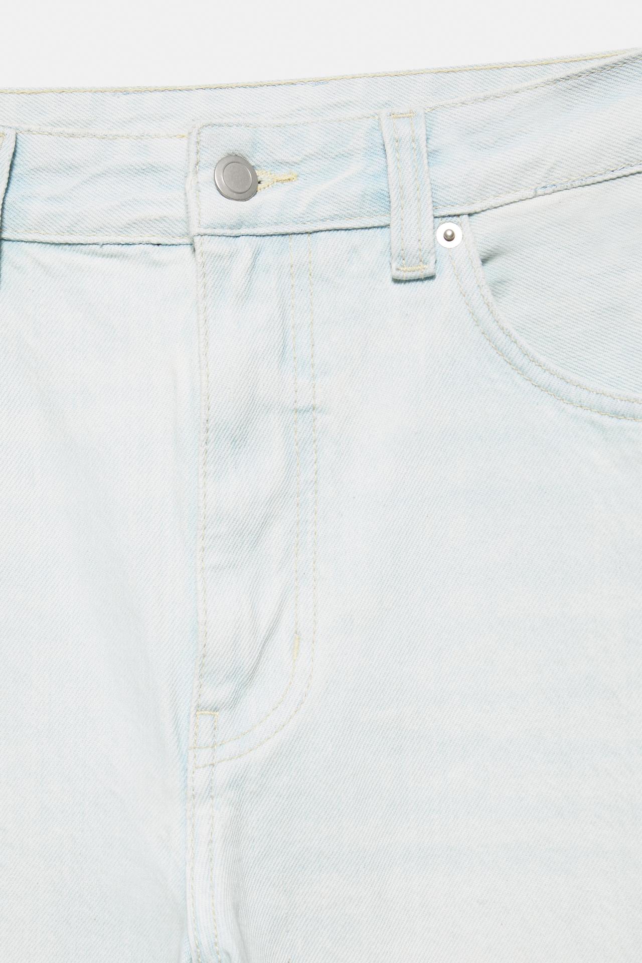 Wide-leg jeans — Pale indigo