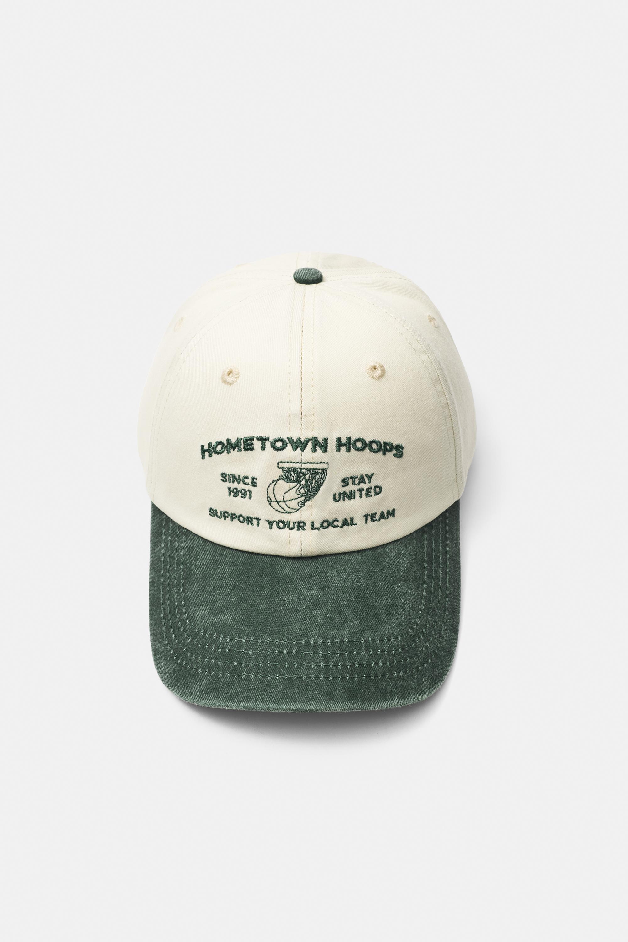 Hometown Hoops cap — Medium green