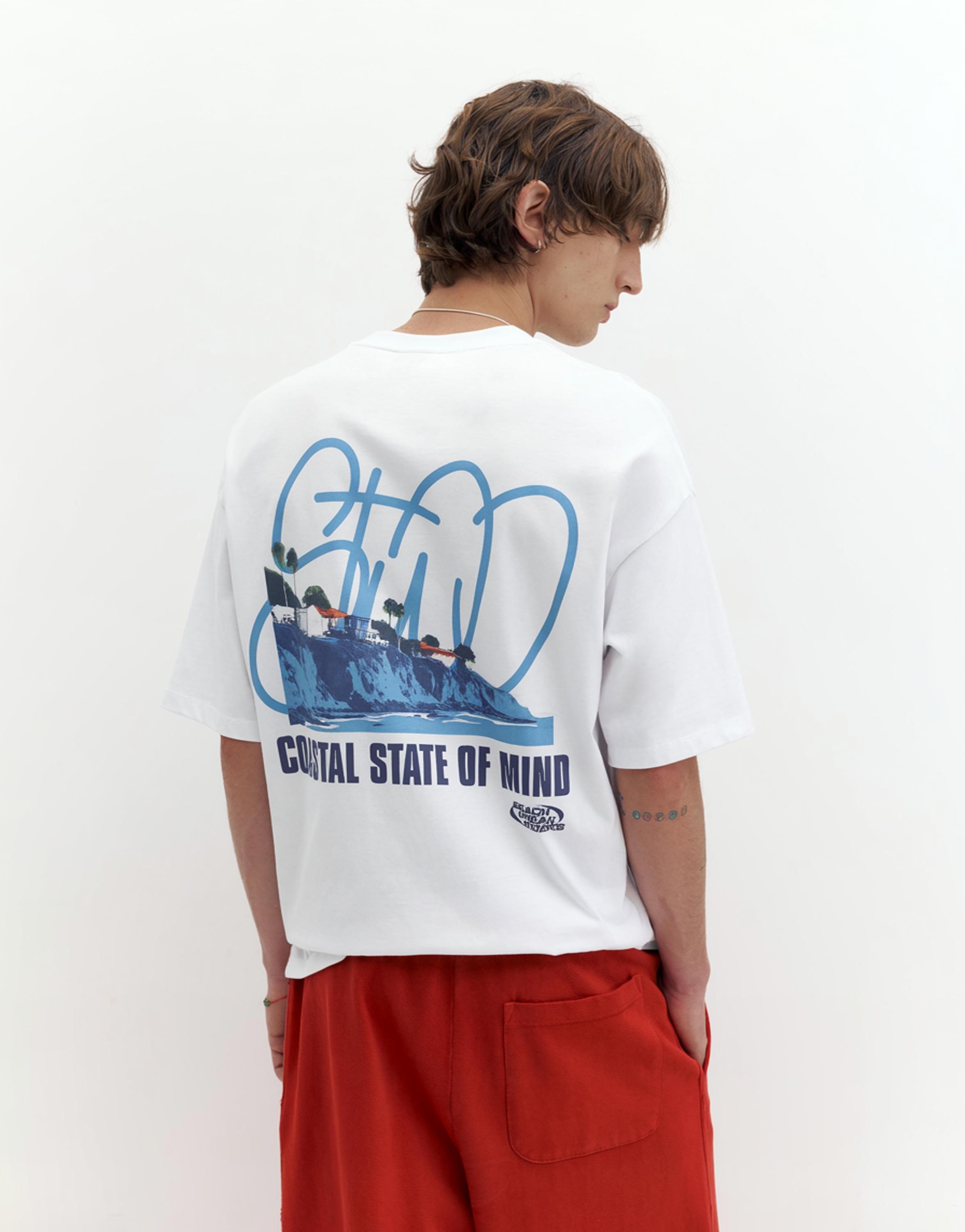 STWD beach graphic T-shirt — Off white