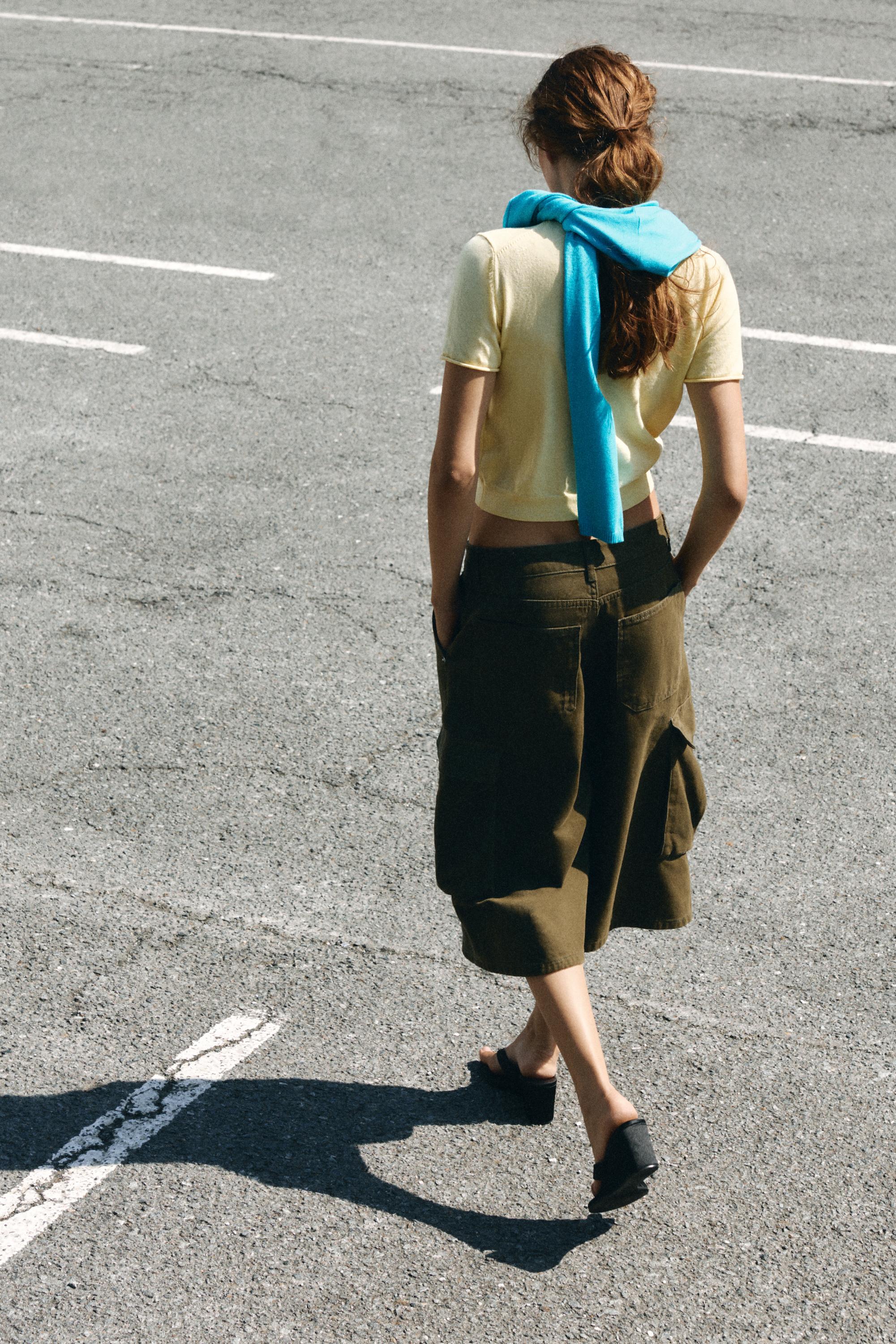 Longline cargo Bermuda shorts — Khaki