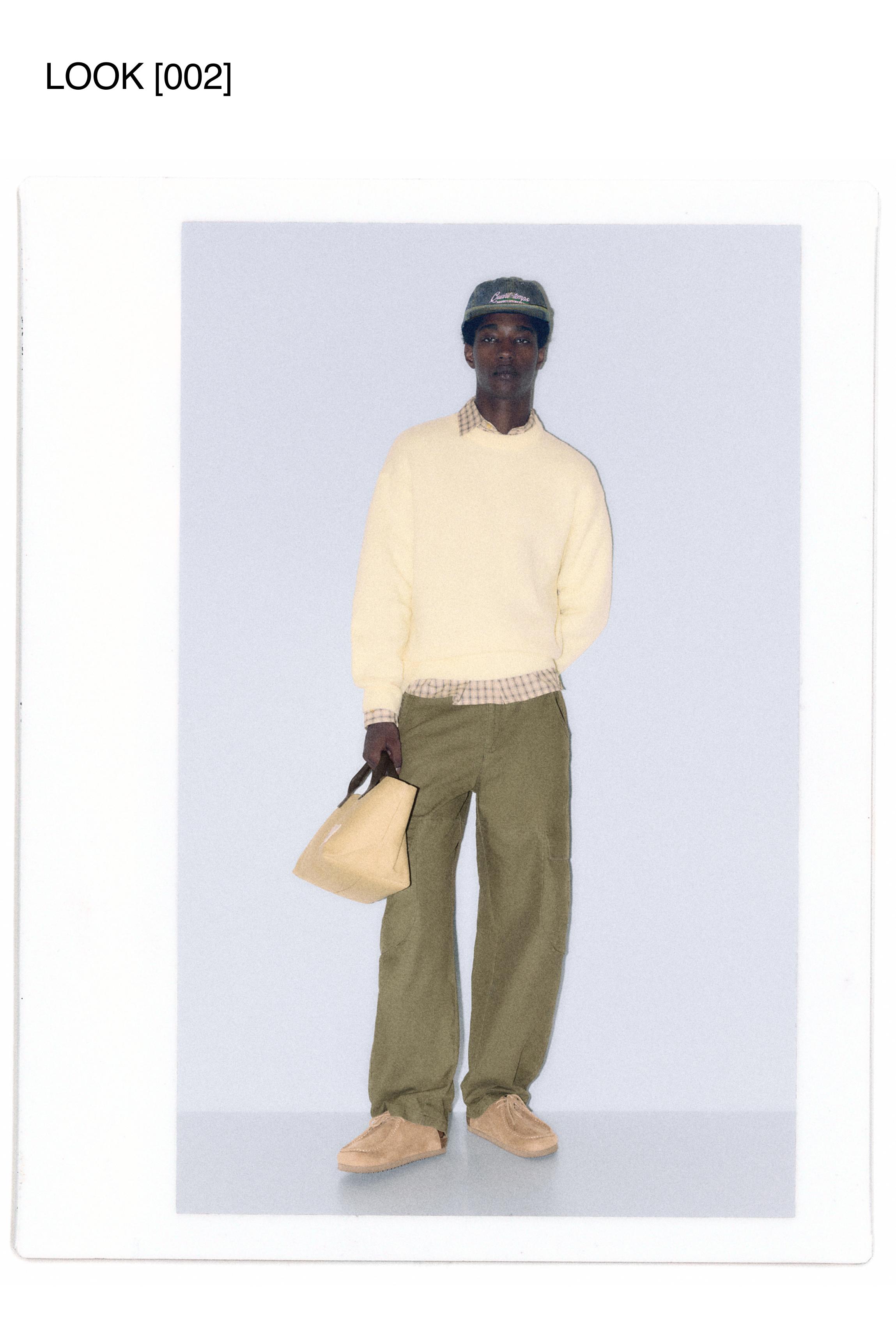 Barrel cargo trousers — Khaki
