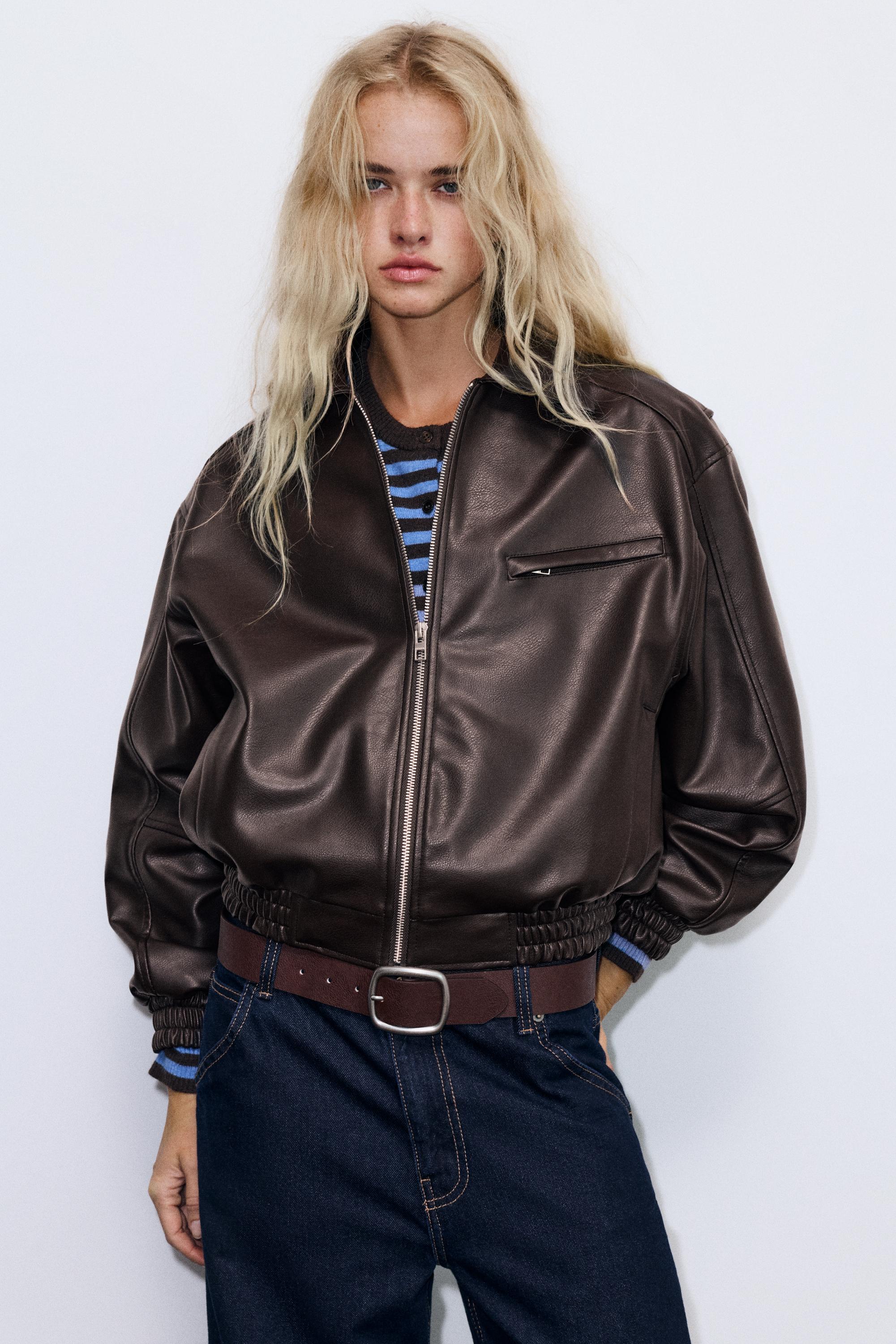 Blouson Dad En Similicuir Blouson Dad En Similicuir