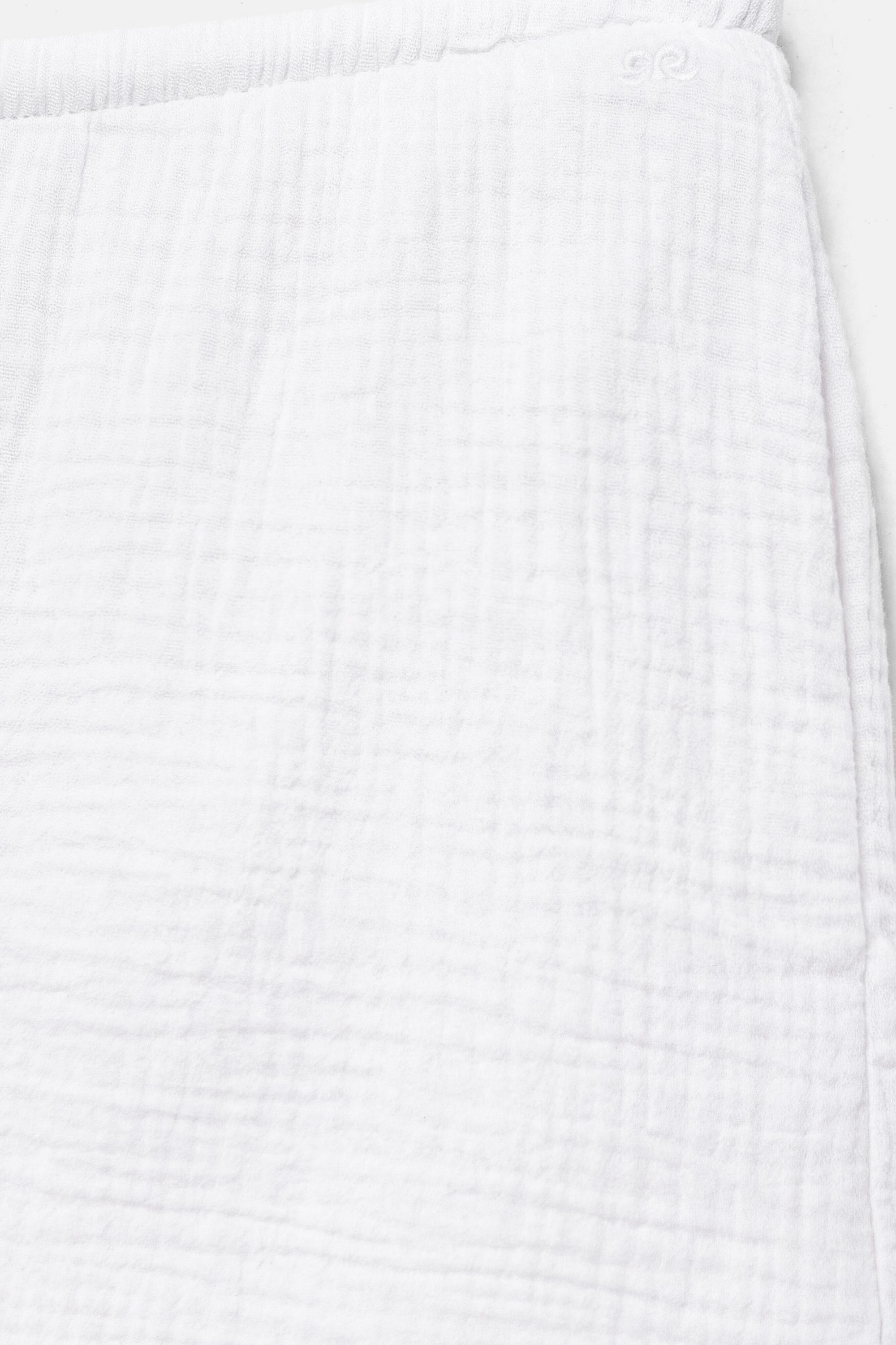 Crepe shorts — White