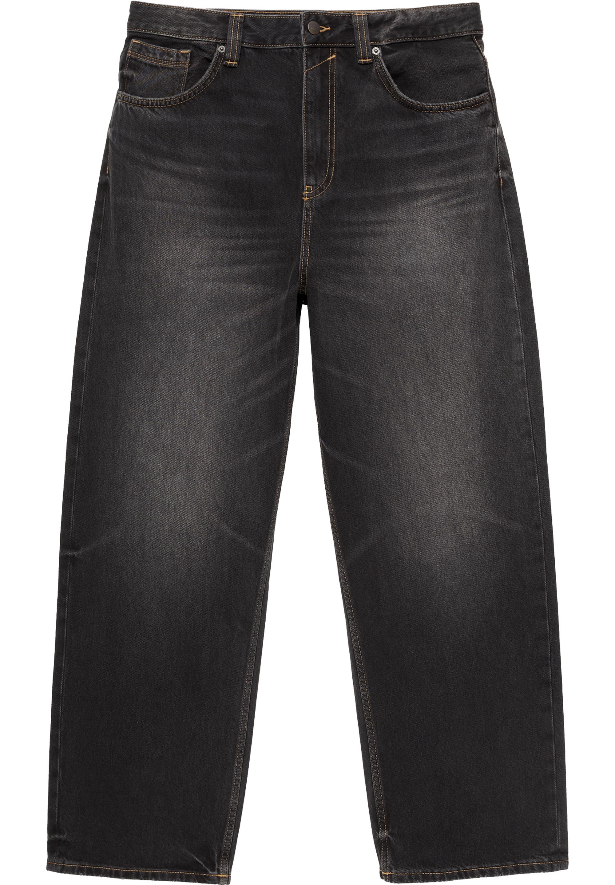 Relaxed baggy jeans — Faded black