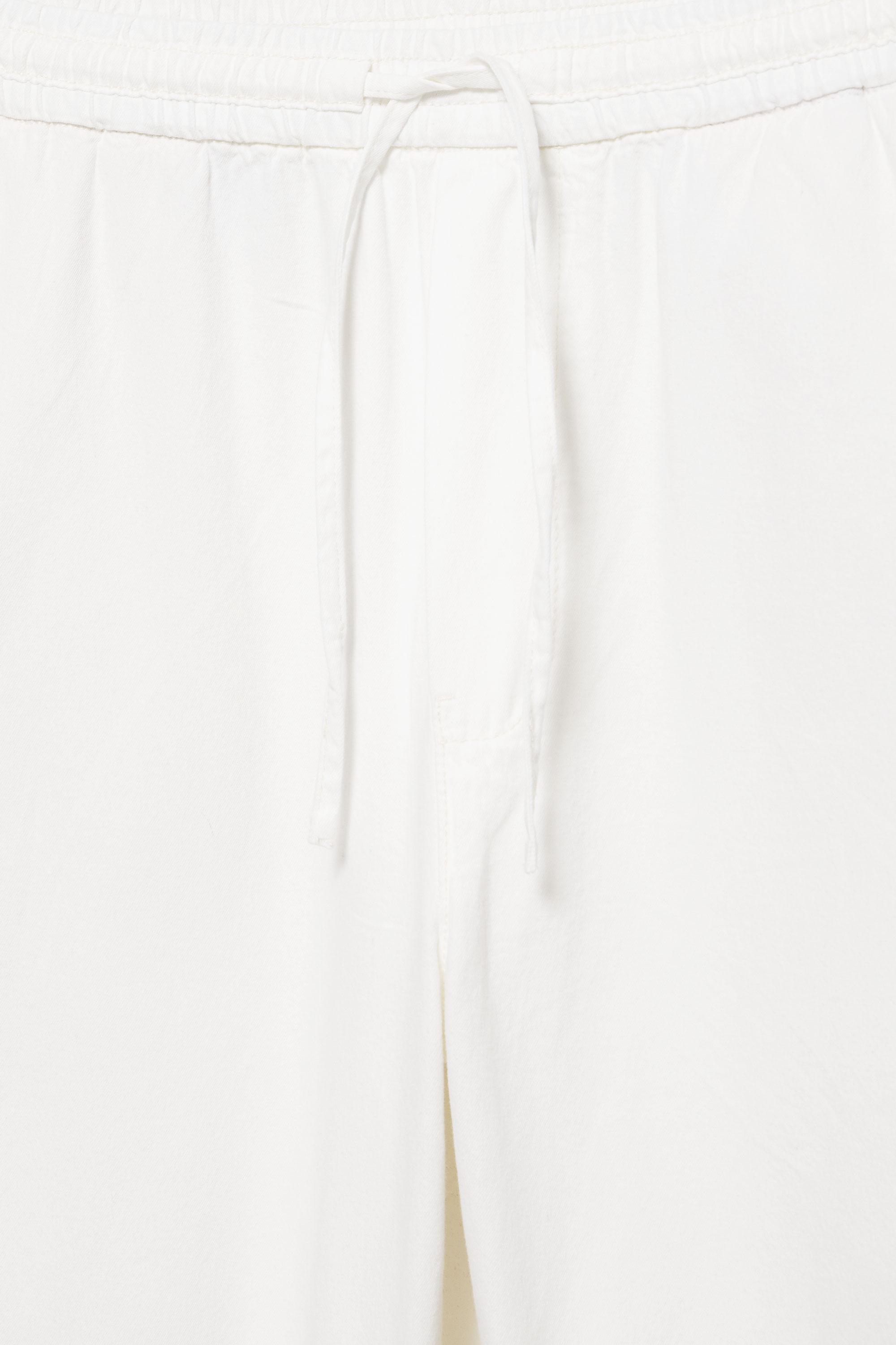 Denim joggers — Ecru