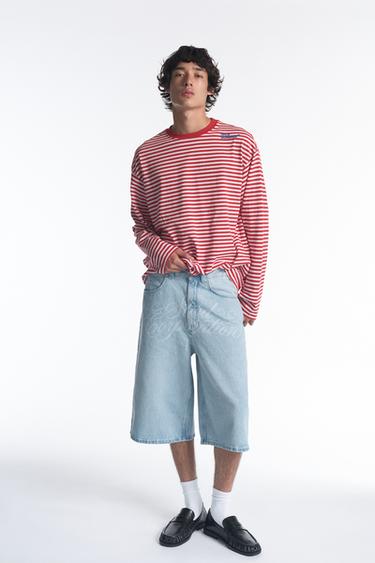 STWD Corporation graphic jorts — Pale blue 2