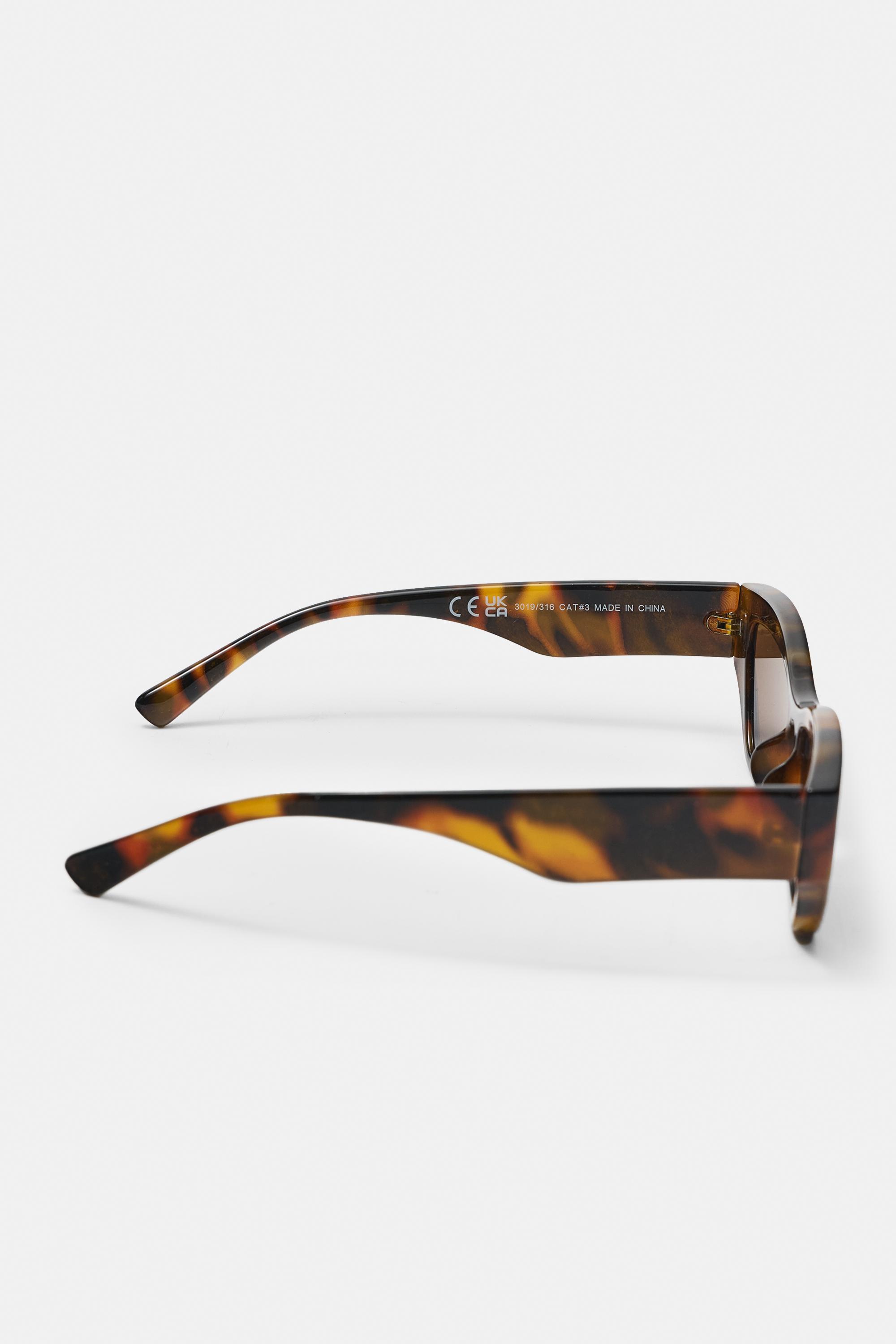 Cat eye sunglasses — Brown