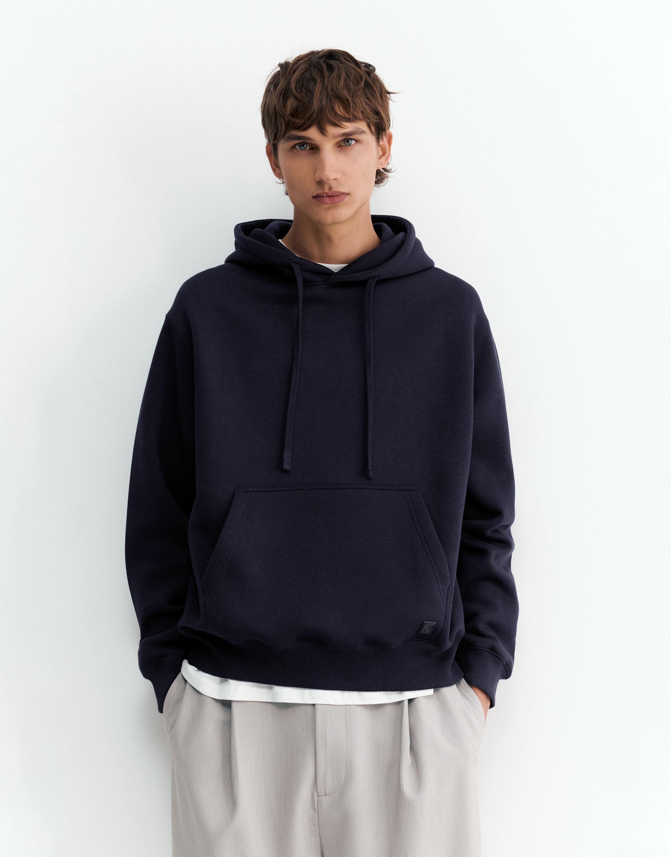 Basic hoodie — Navy