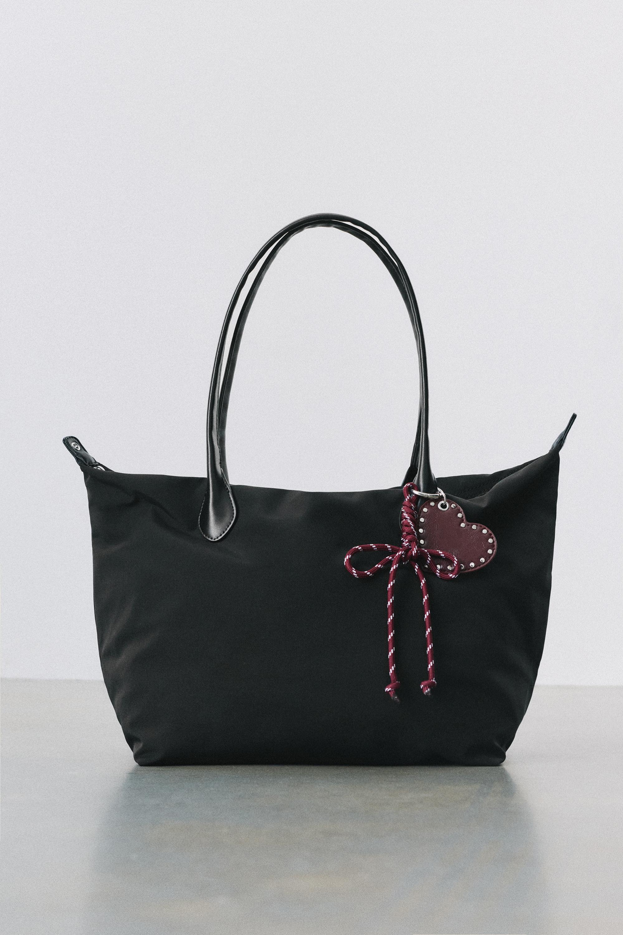 Süslemeli naylon shopper çanta - Görsel 30