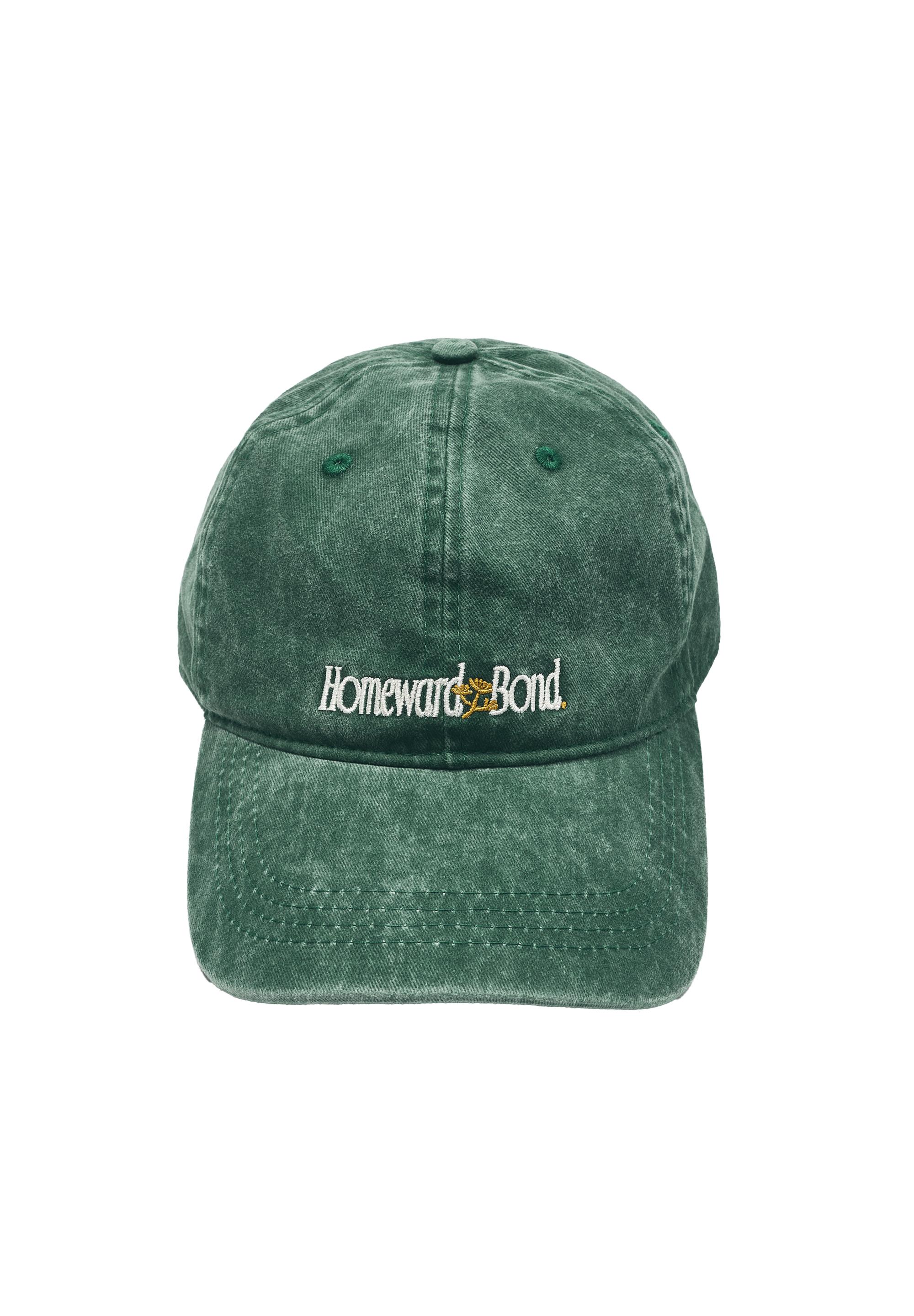 Homeward Bond embroidered cap — Medium green