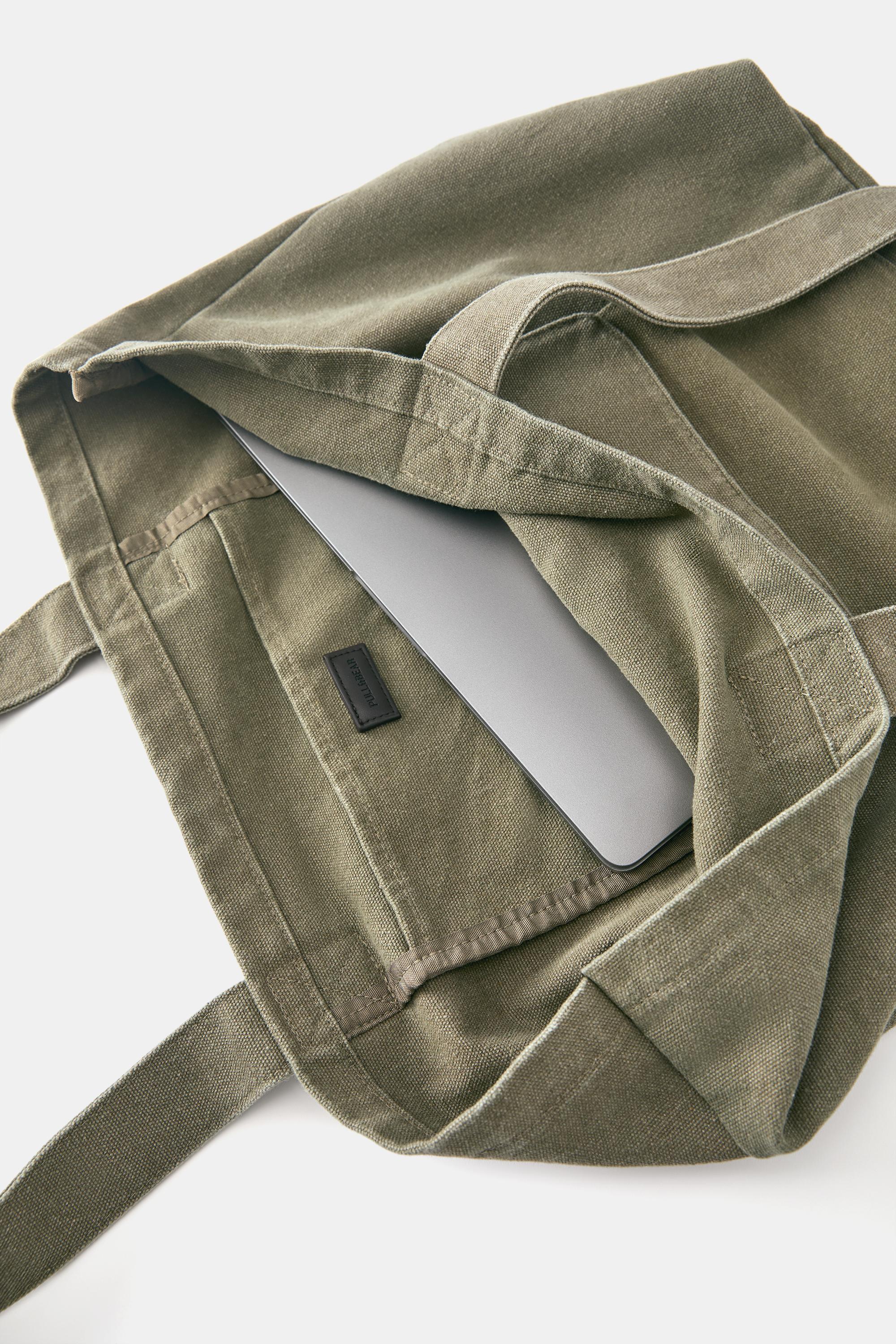 Canvas tote bag — Khaki