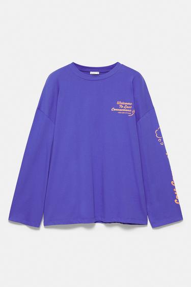 Long sleeve angel T-shirt — Deep blue 6